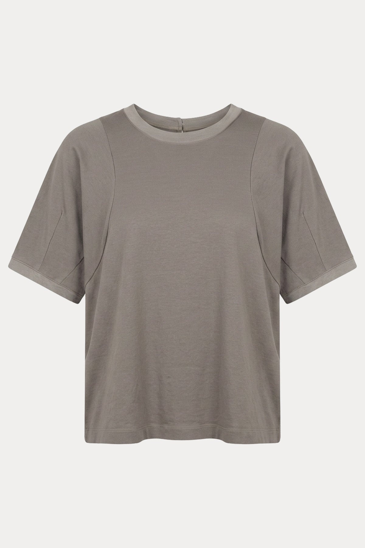 Transit Comfort Fit Yuvarlak Yaka Streç T-shirt