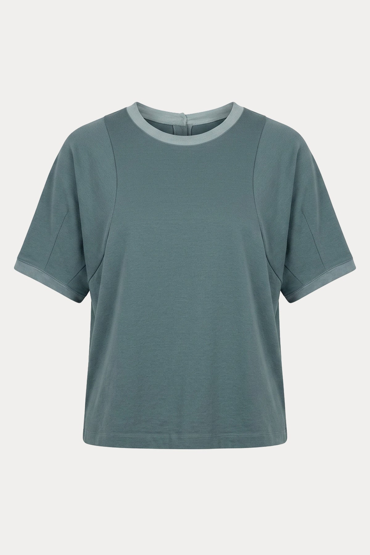 Transit Comfort Fit Yuvarlak Yaka Streç T-shirt