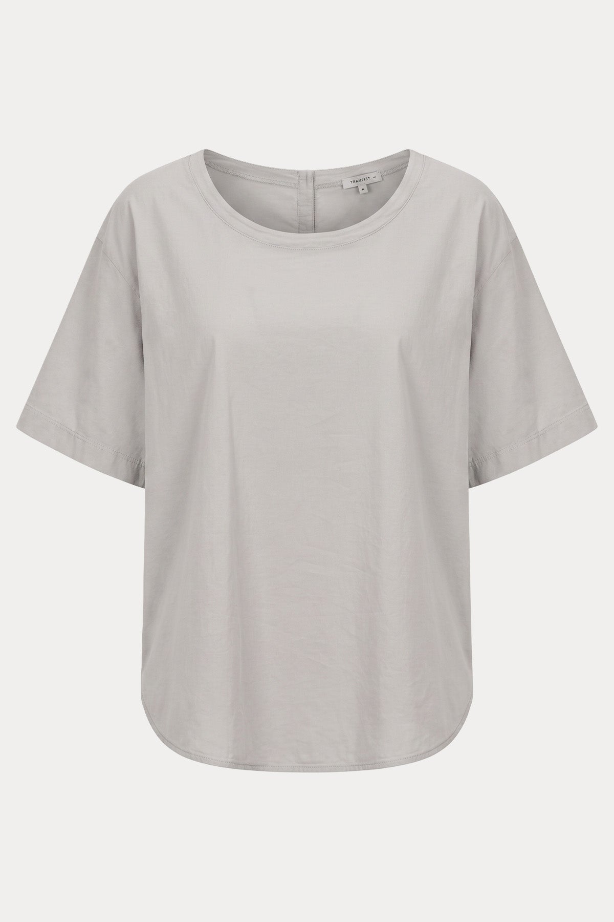 Transit Relaxed Fit Sırttan Düğmeli Streç Bluz