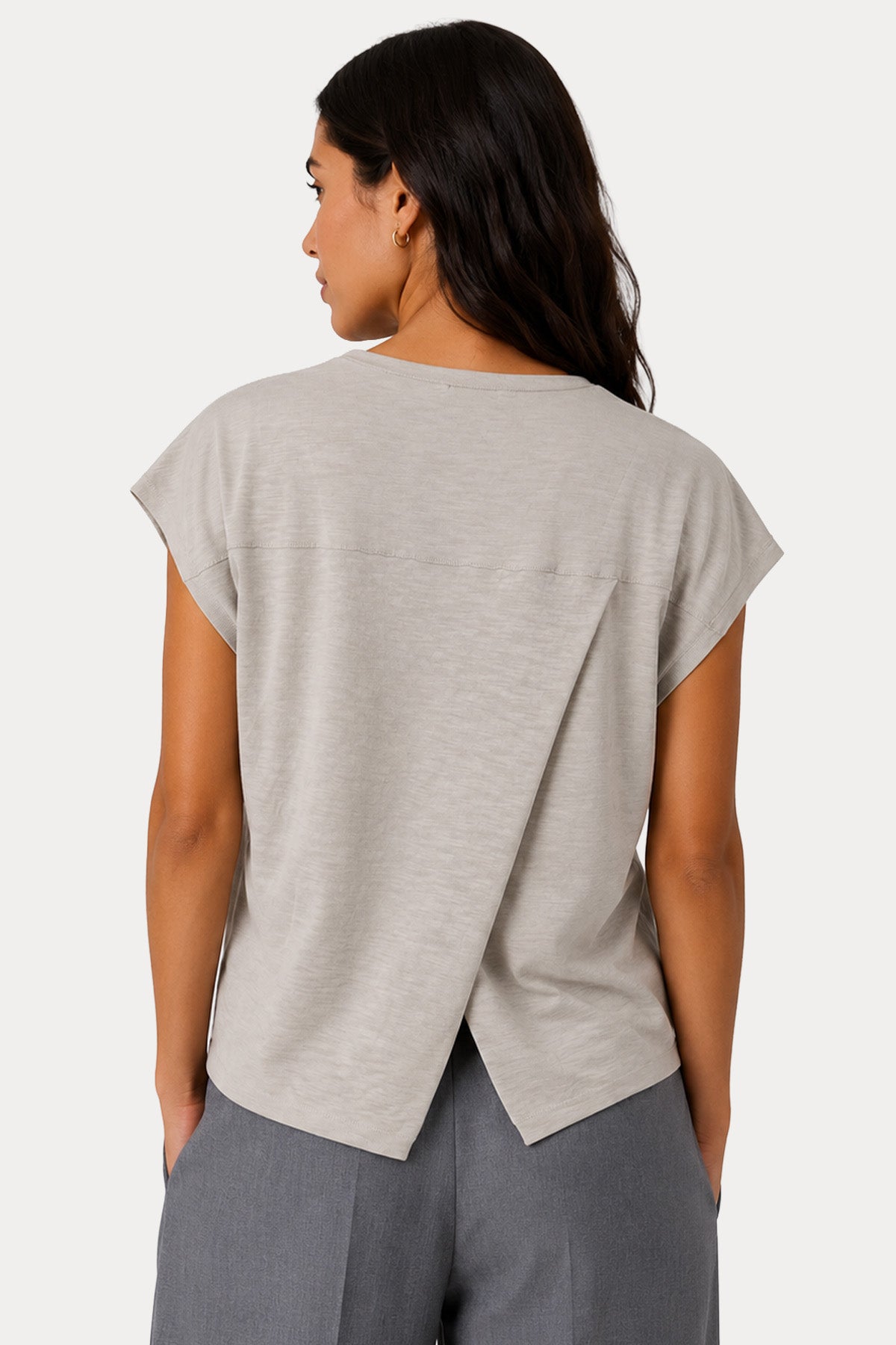 Transit Relaxed Fit Yuvarlak Yaka Bluz