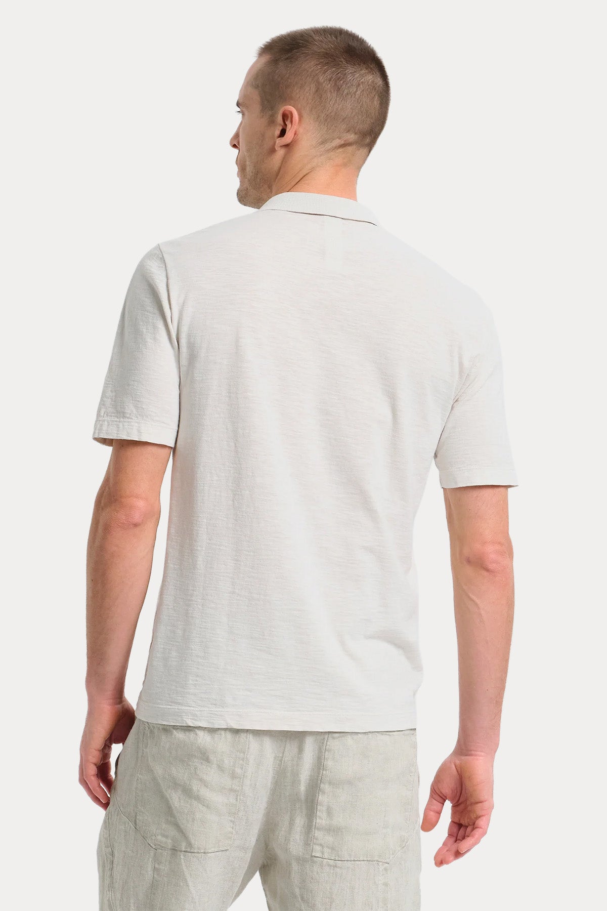 Transit Regular Fit Keten Polo Yaka T-shirt-T-shirt-Libas