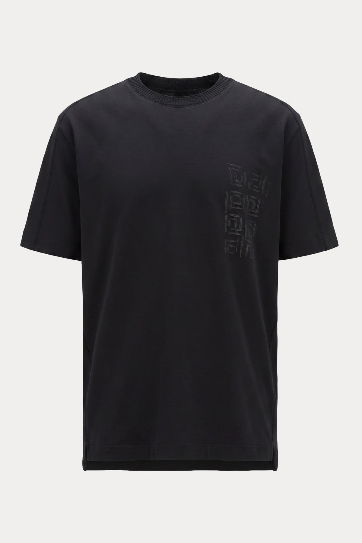 Transit Regular Fit Yuvarlak Yaka Desenli T-shirt