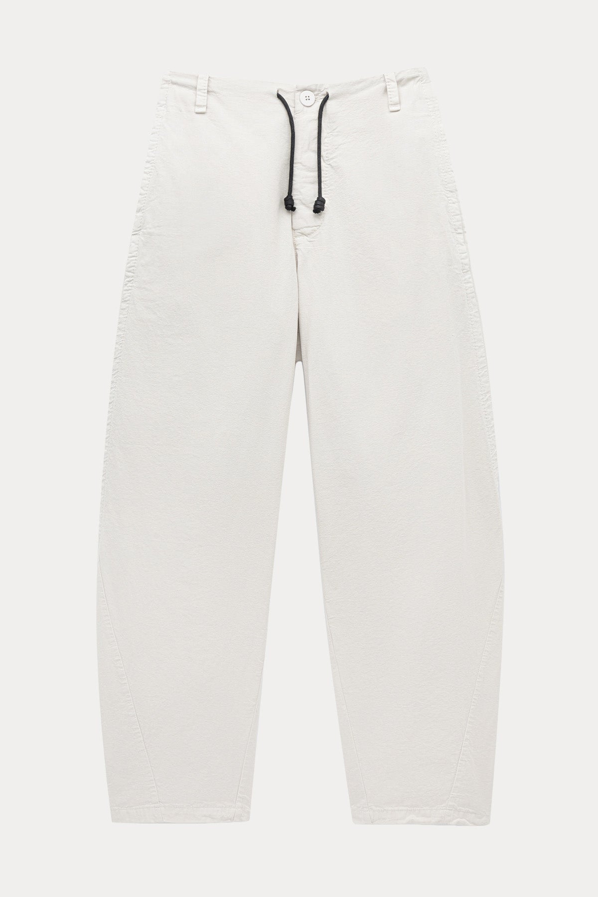 Transit Relaxed Fit Beli Lastikli Yandan Cepli Keten Pantolon-Pantolon-Libas