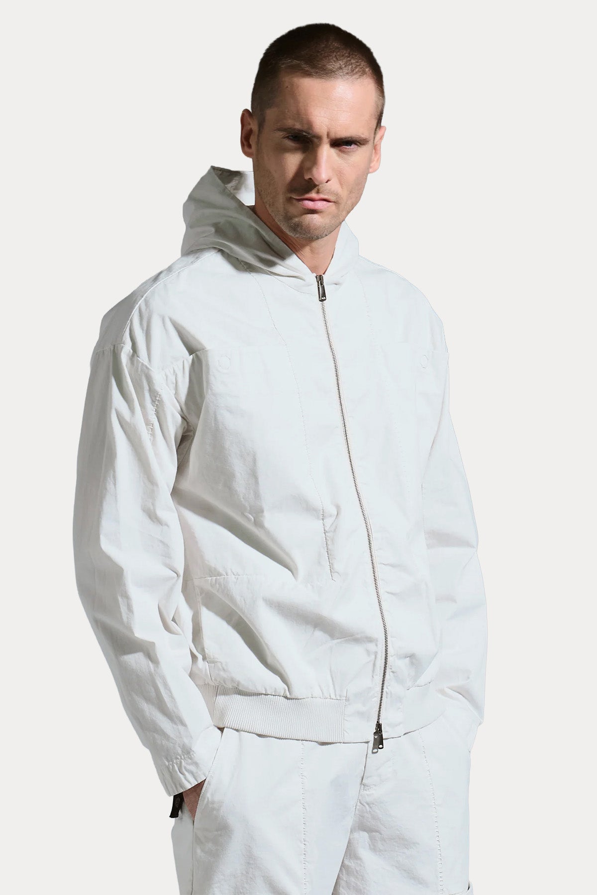 Transit Relaxed Fit Kapüşonlu Ceket-Ceket-Libas