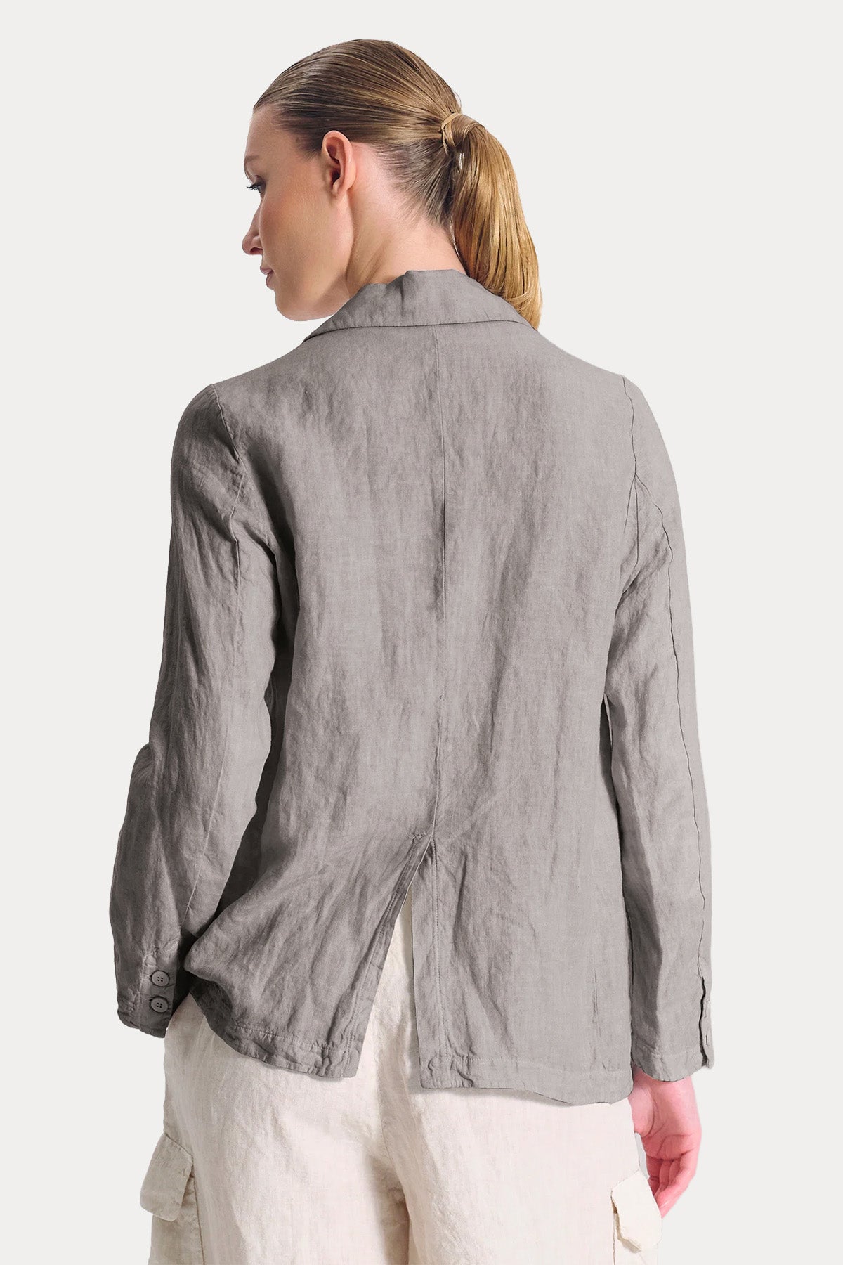 Transit Comfort Fit Keten Ceket-Ceket-Libas