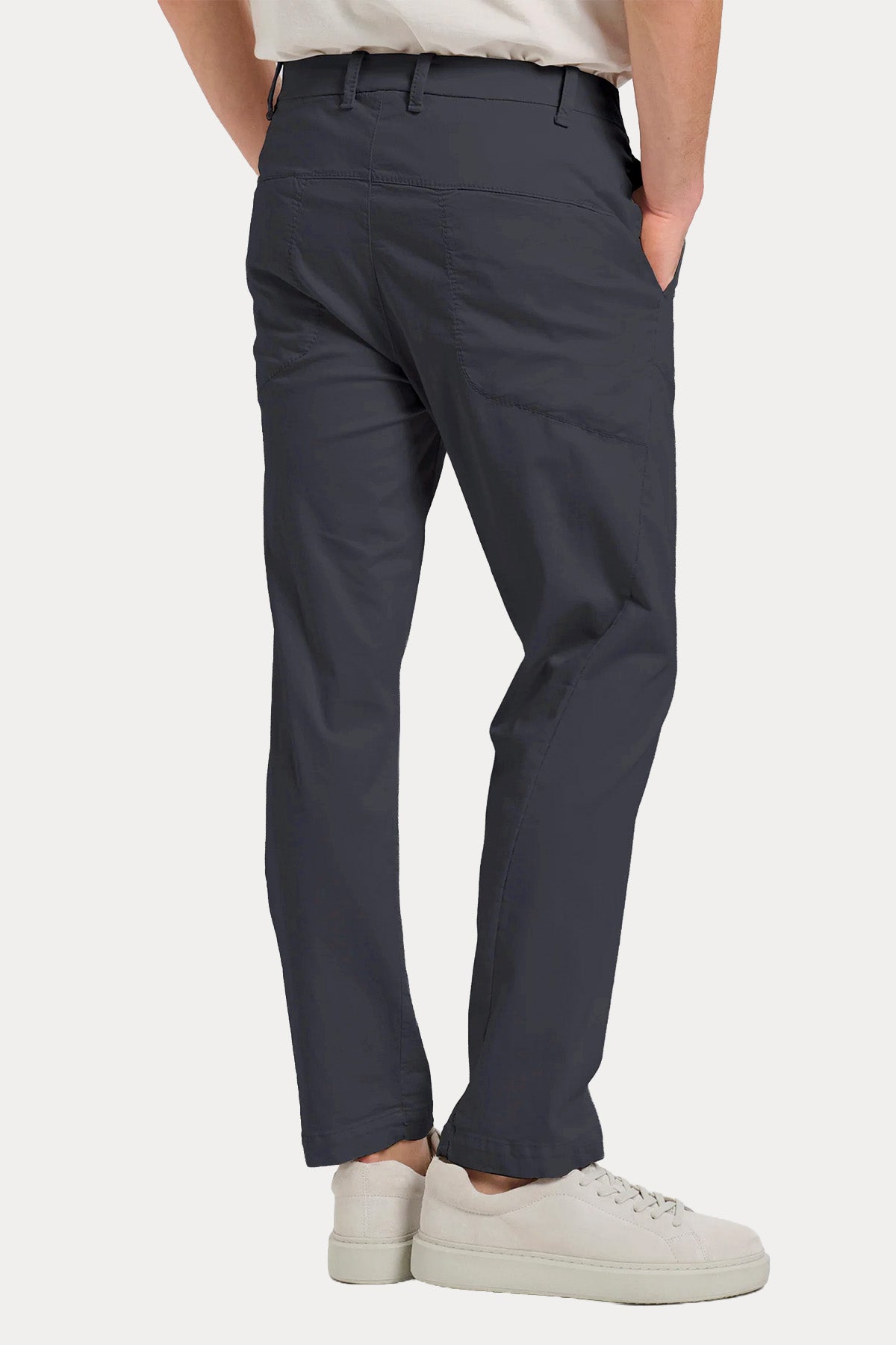 Transit Regular Fit Yandan Cepli Streç Pantolon-Pantolon-Libas