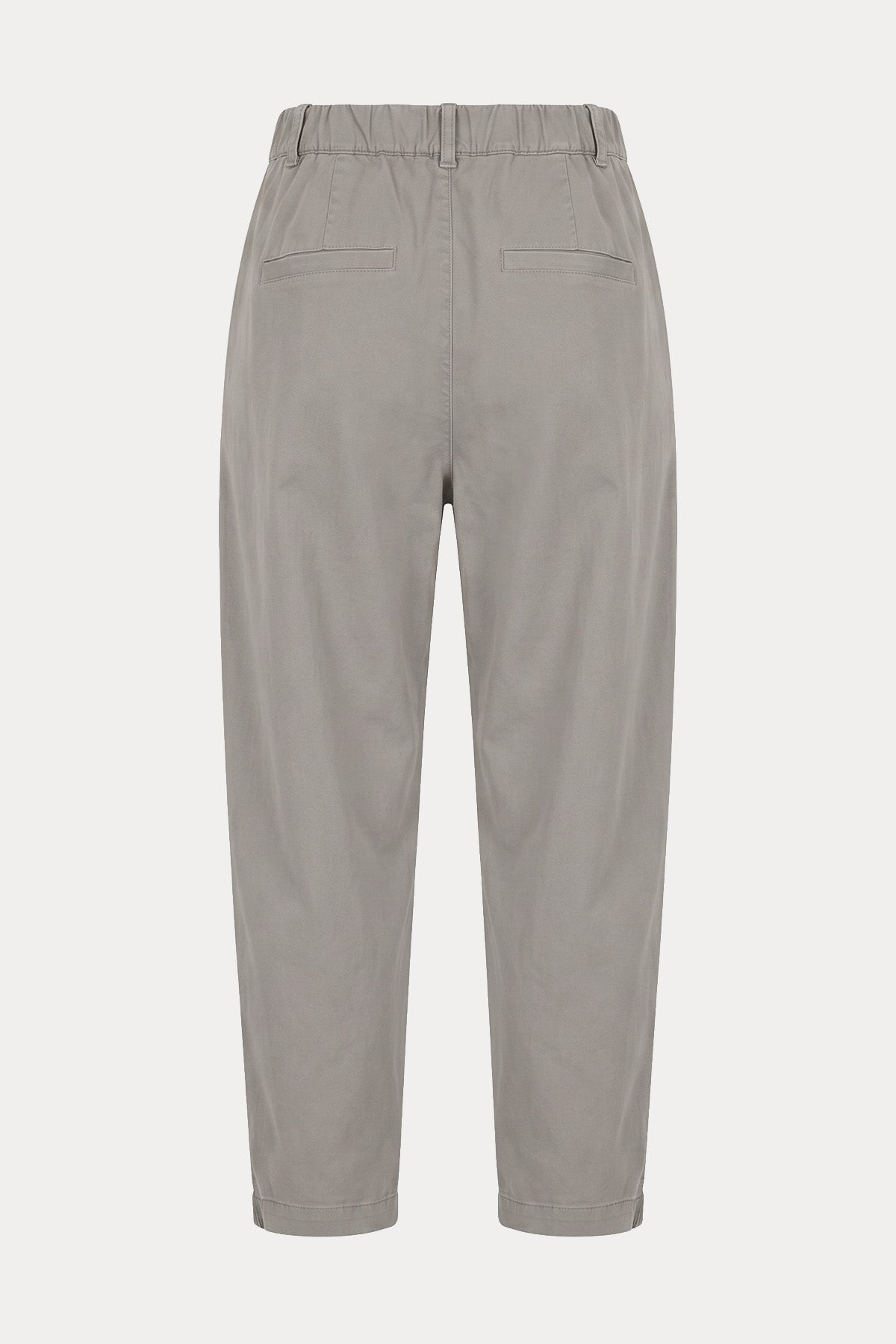 Transit Relaxed Fit İnce Dokulu Beli Lastikli Pantolon