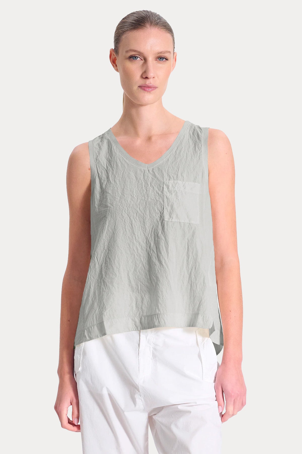 Transit Relaxed Fit İnce İpek Bluz-Bluz-Libas