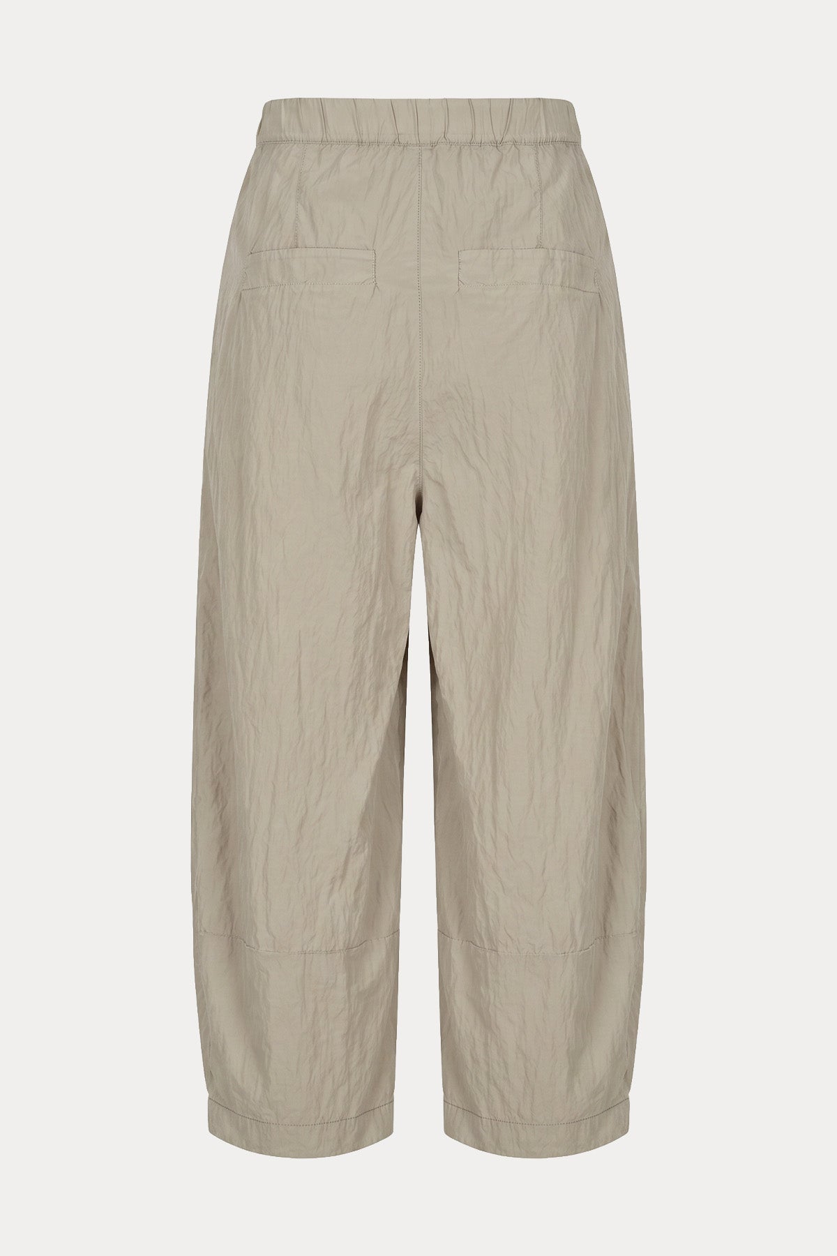 Transit Relaxed Fit Beli Lastikli İpek Pantolon