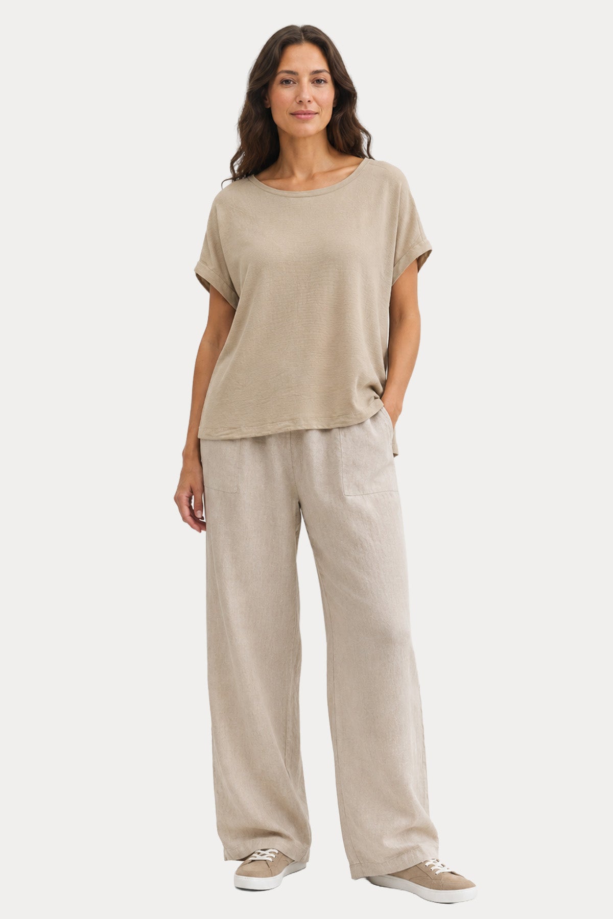 Transit Relaxed Fit Yuvarlak Yaka T-shirt