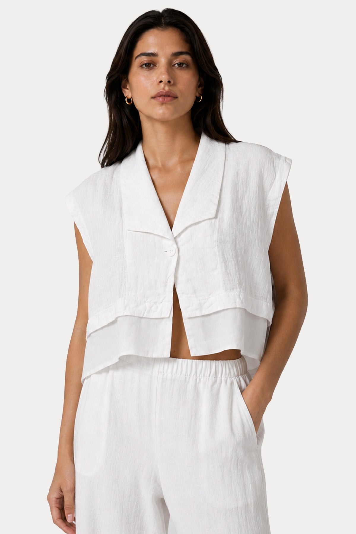 Transit Comfort Fit Keten Ceket