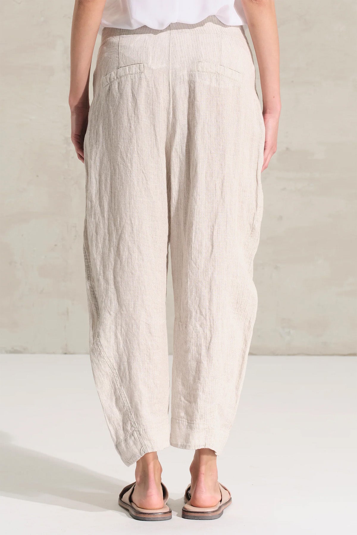 Transit Relaxed Fit Keten Pantolon