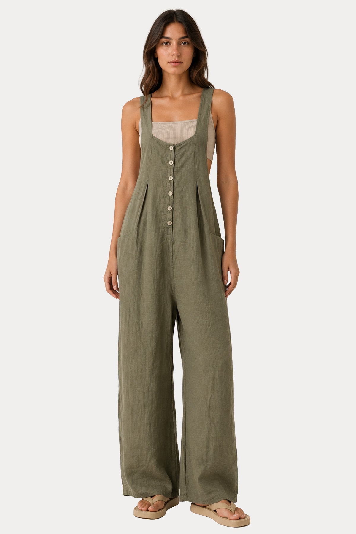 Transit Relaxed Fit Keten Tulum