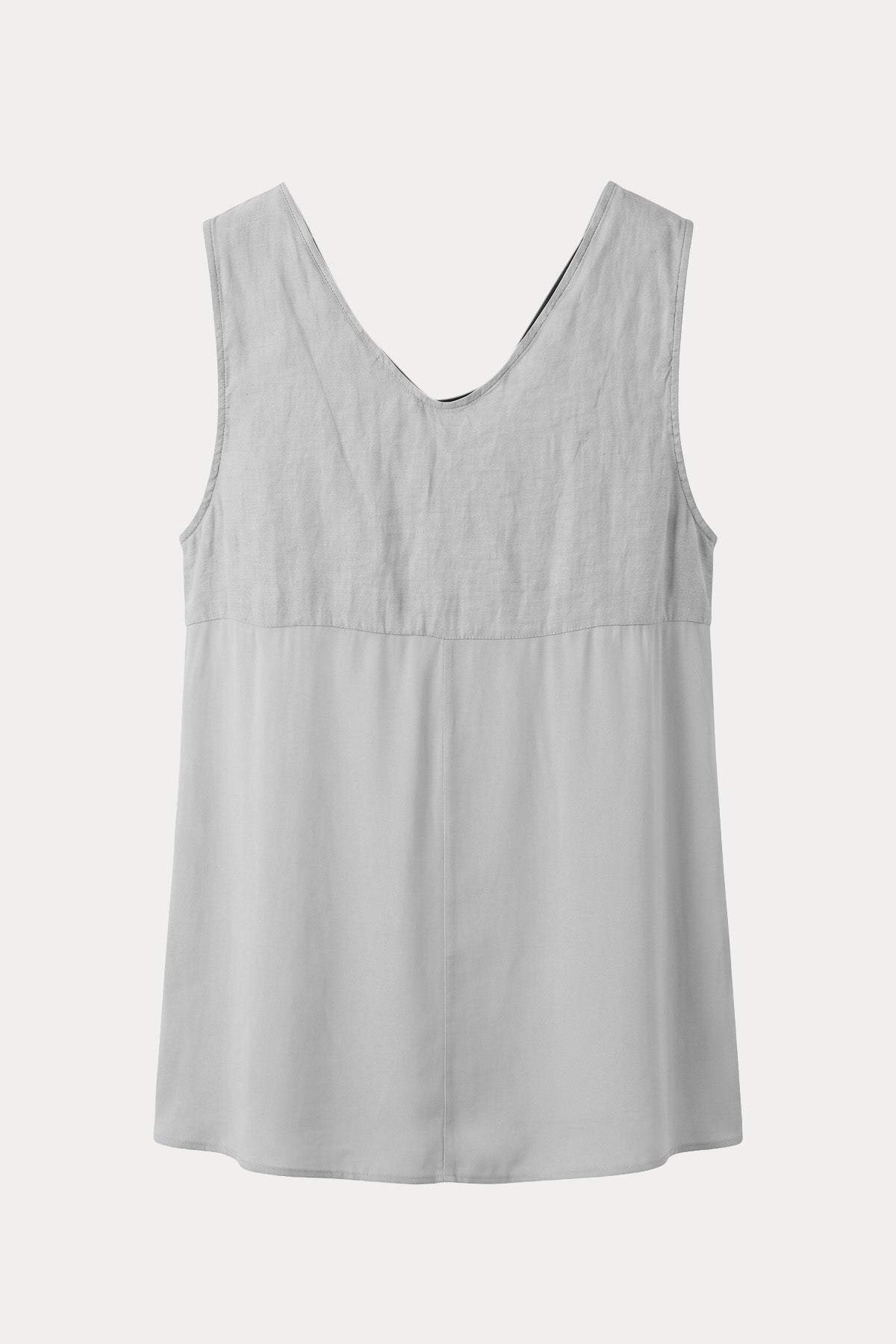 Transit Comfort Fit V Yaka Keten Bluz