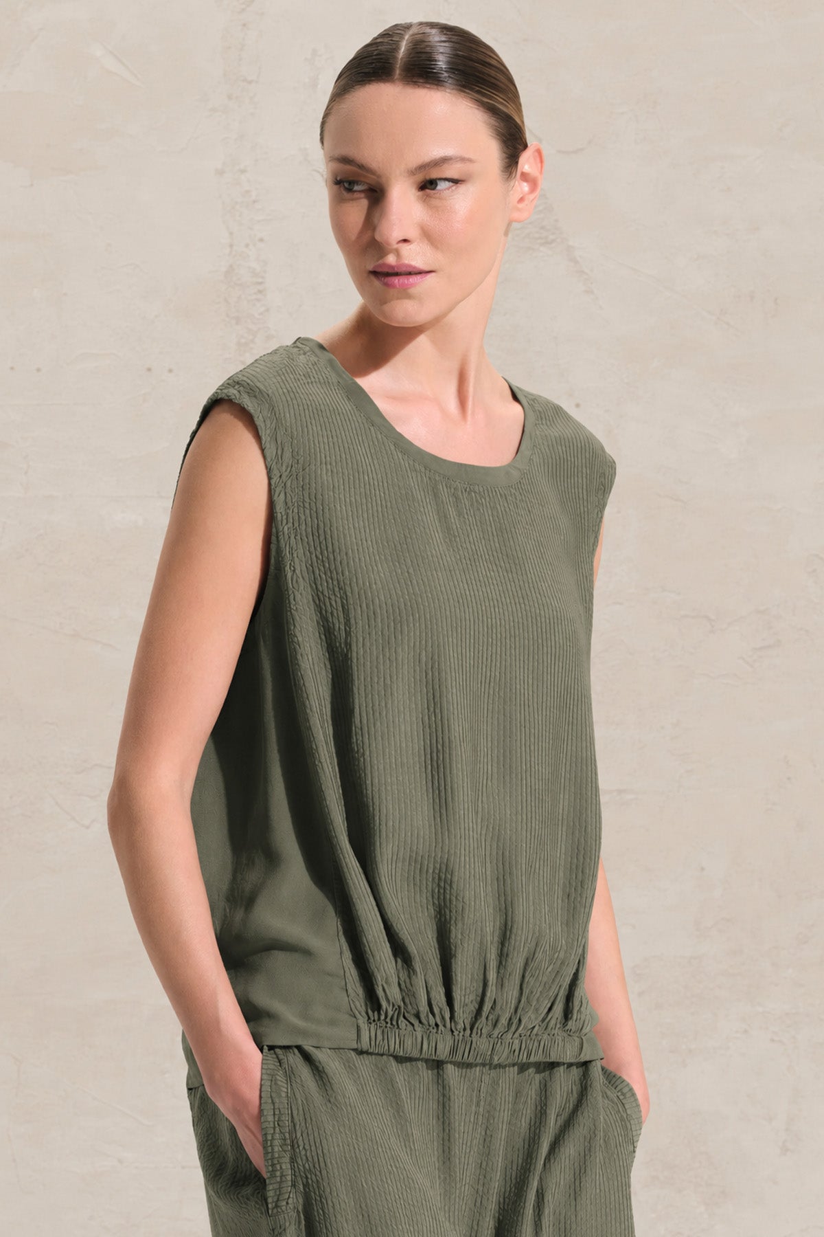 Transit Relaxed Fit İpek Bluz