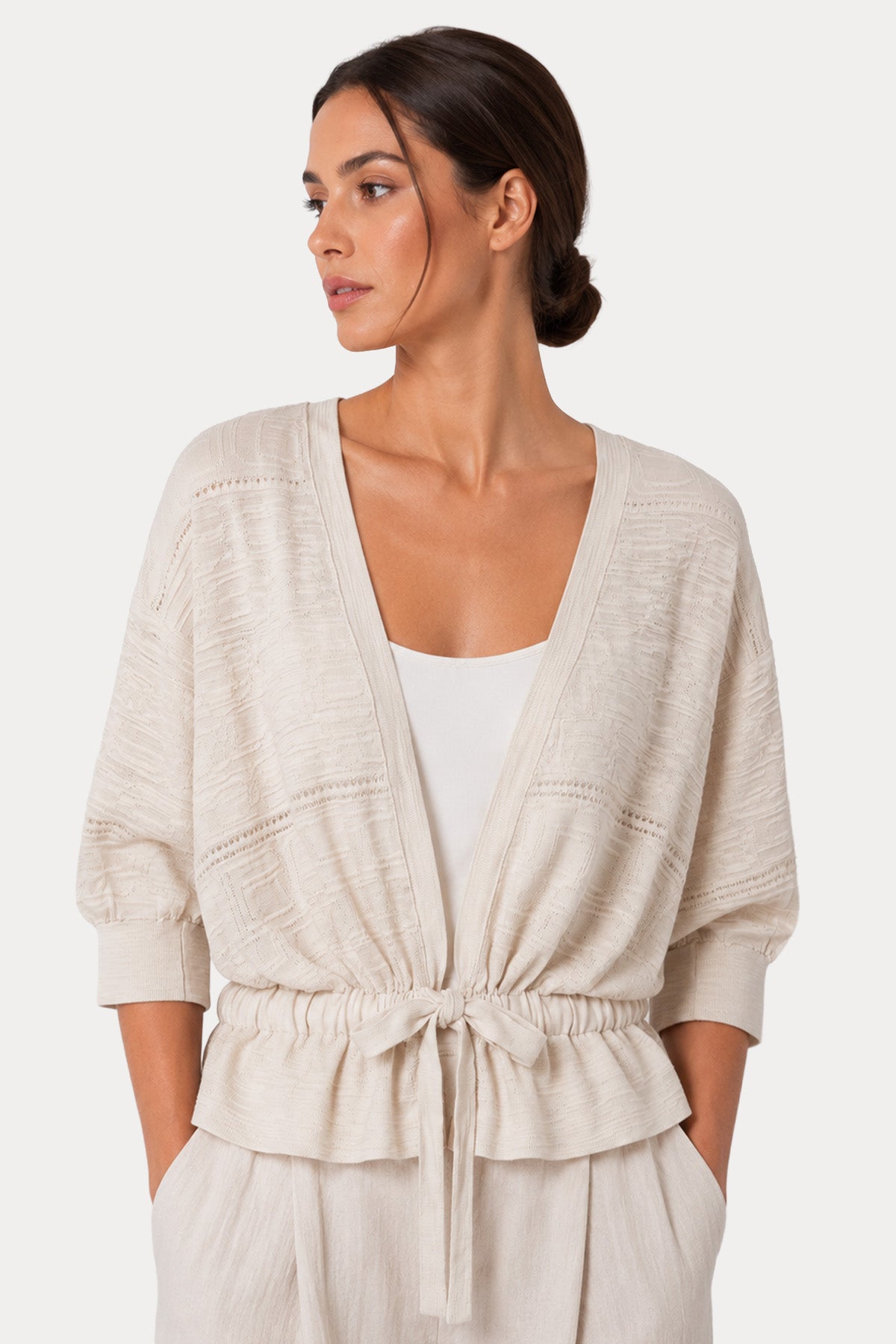 Transit Relaxed Fit Örgü Triko Ceket