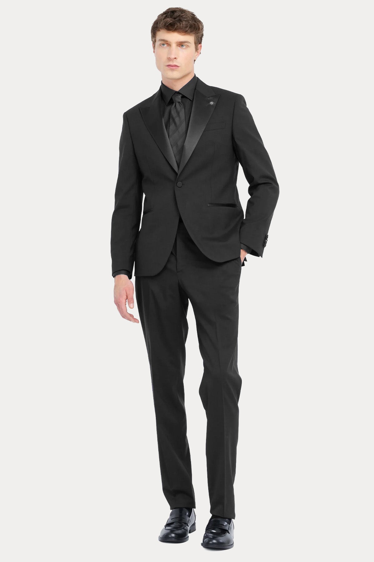 Manuel Ritz Streç Slim Fit Saten Yaka Smokin-Smokin-Libas