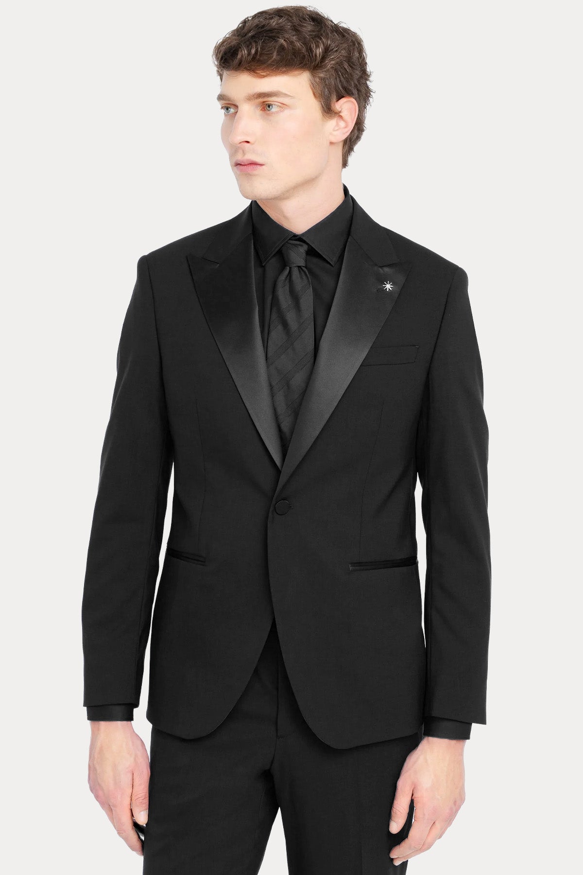 Manuel Ritz Streç Slim Fit Saten Yaka Smokin-Smokin-Libas
