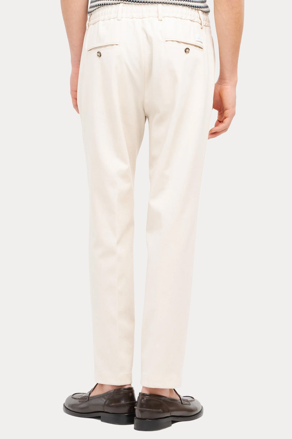 Manuel Ritz Slim Fit Tek Pile Beli Lastikli Streç Pantolon-Pantolon-Libas