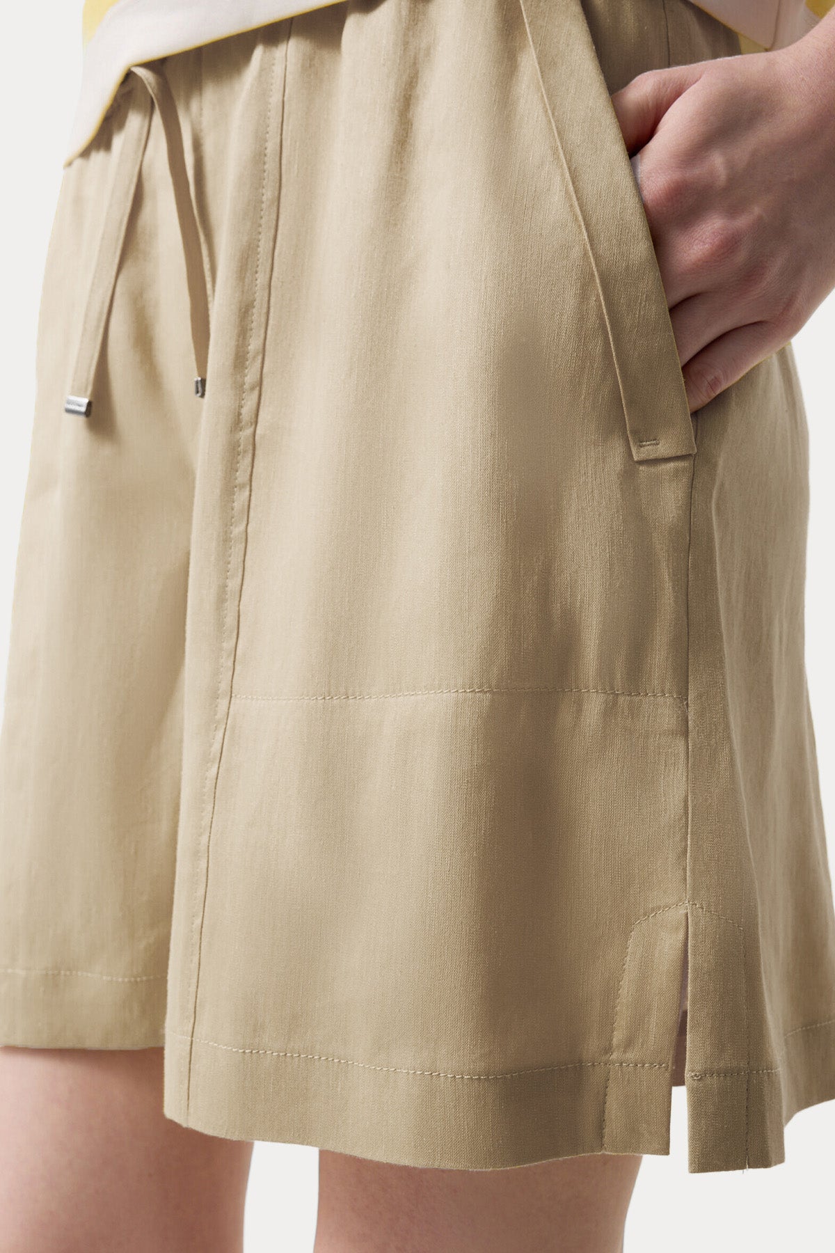 Bogner Carmel Relaxed Fit Keten Şort-Şort-Libas