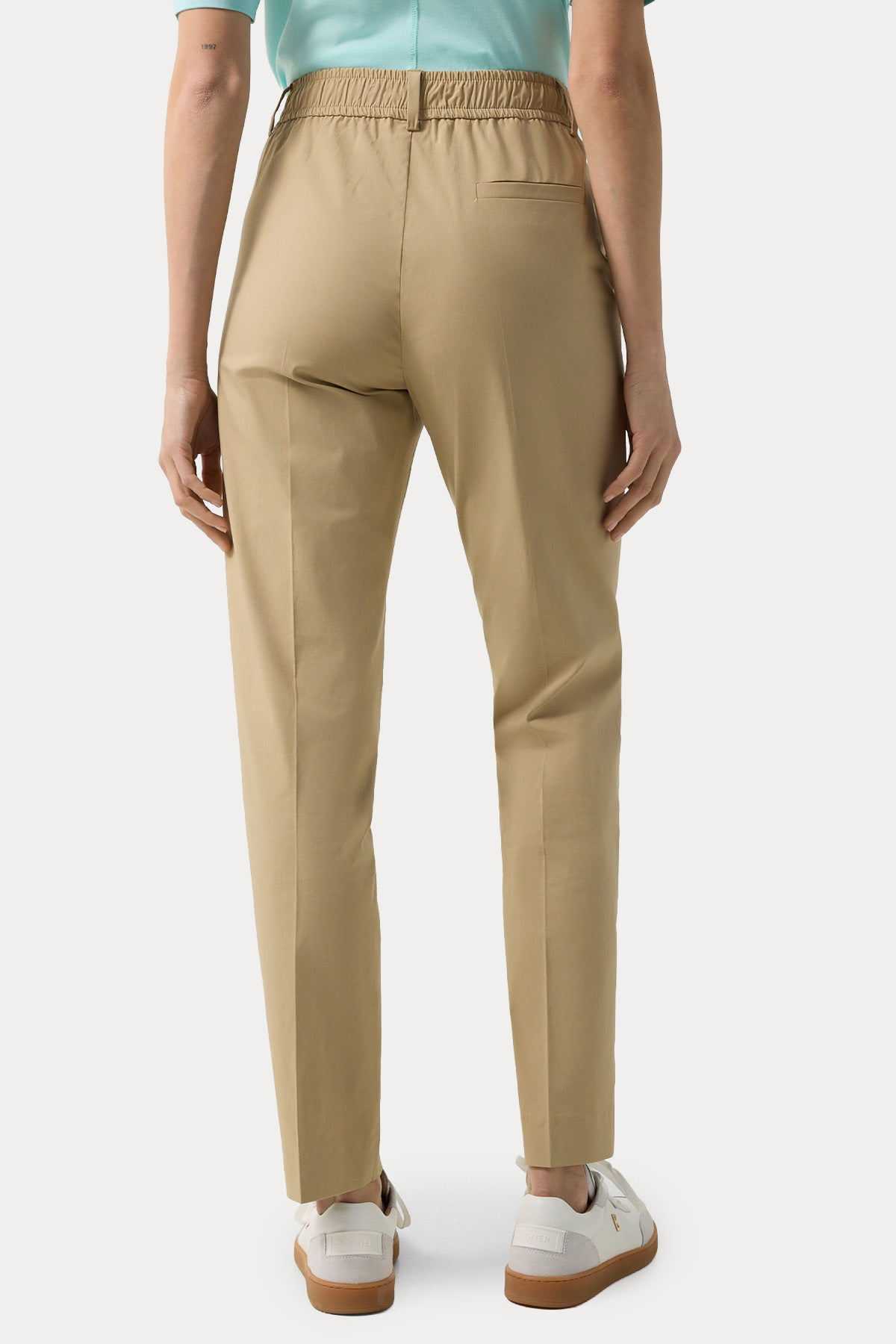 Bogner Abbie Straight Fit Beli Lastikli Yandan Cepli Streç Pantolon