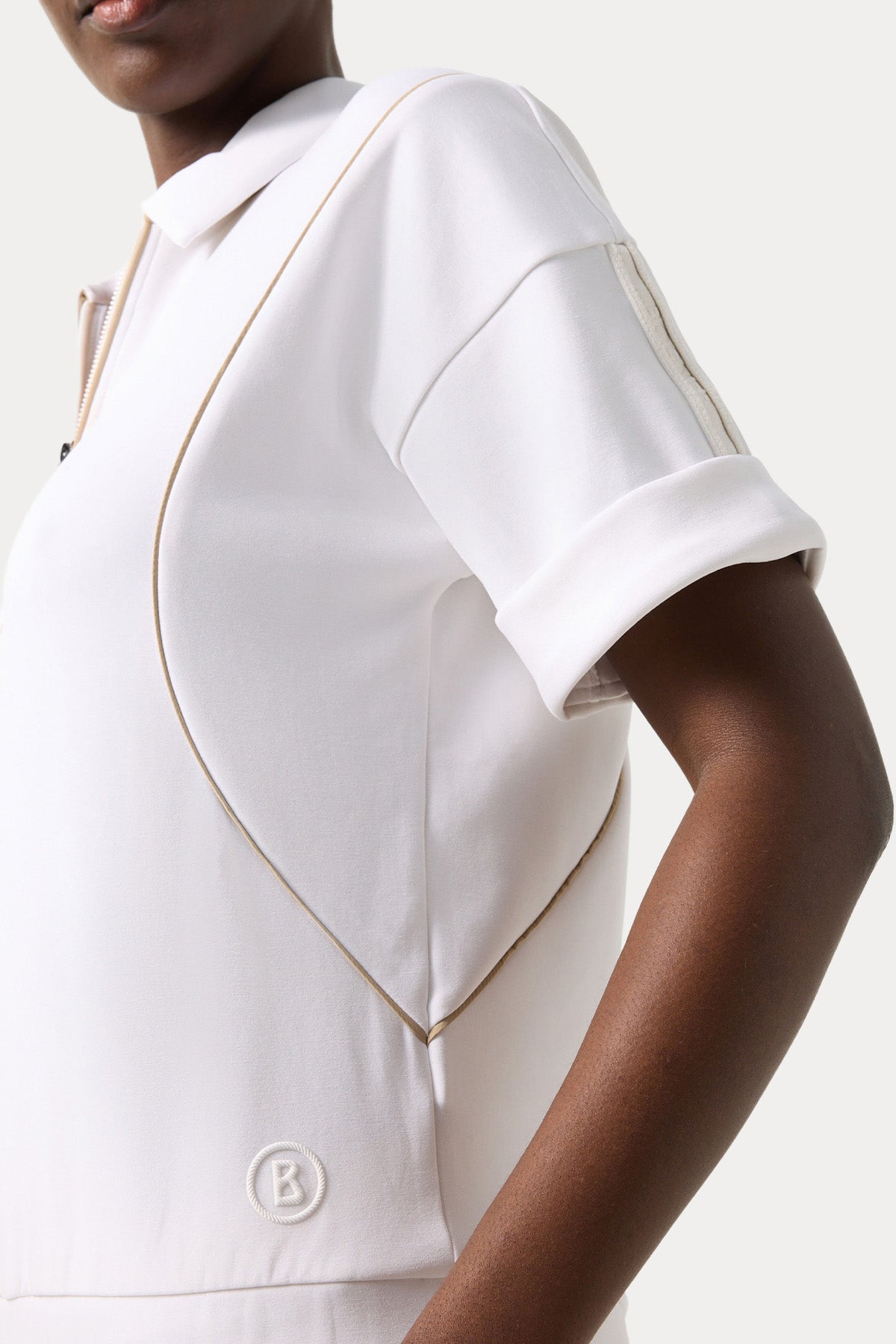 Bogner Finya Loose Fit Polo Yaka Yarım Fermuarlı Streç Sweatshirt