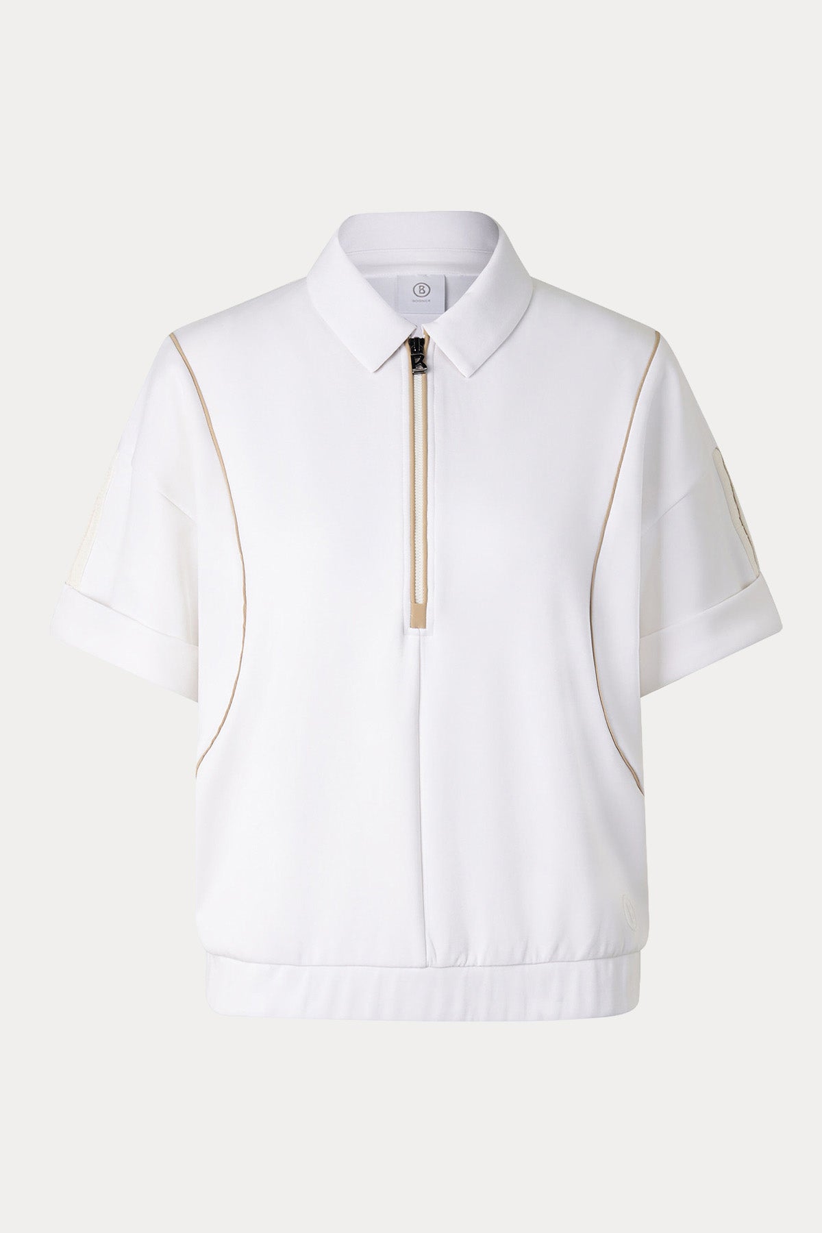 Bogner Finya Loose Fit Polo Yaka Yarım Fermuarlı Streç Sweatshirt