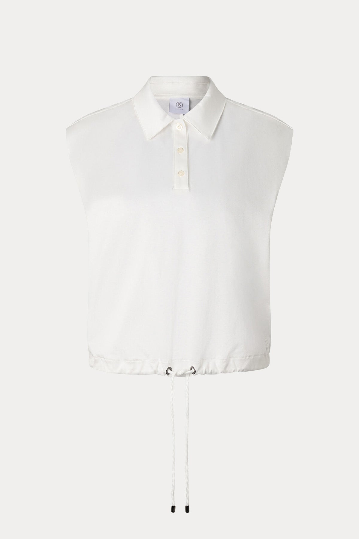 Bogner Mia Regular Fit Beli Büzgülü Polo Yaka T-shirt