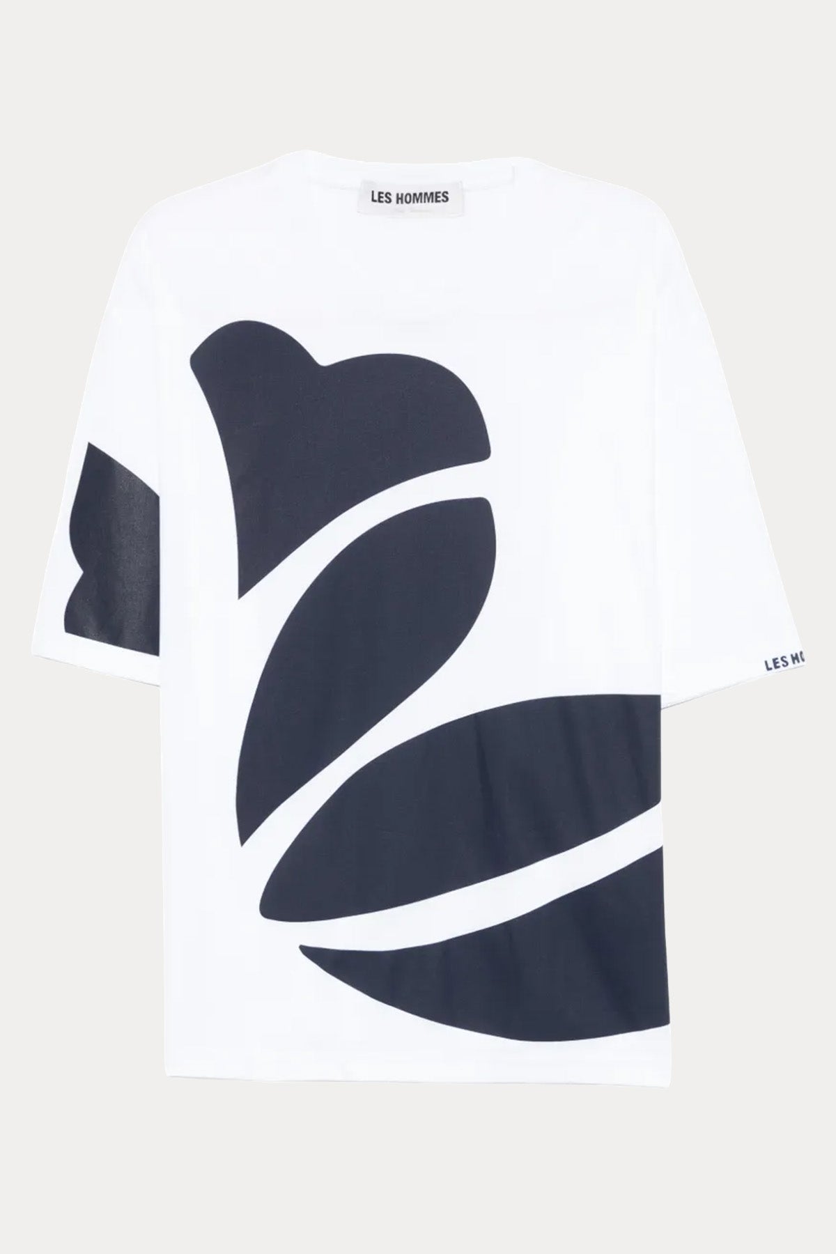 Les Hommes Geniş Kesim Desenli T-shirt-T-shirt-Libas