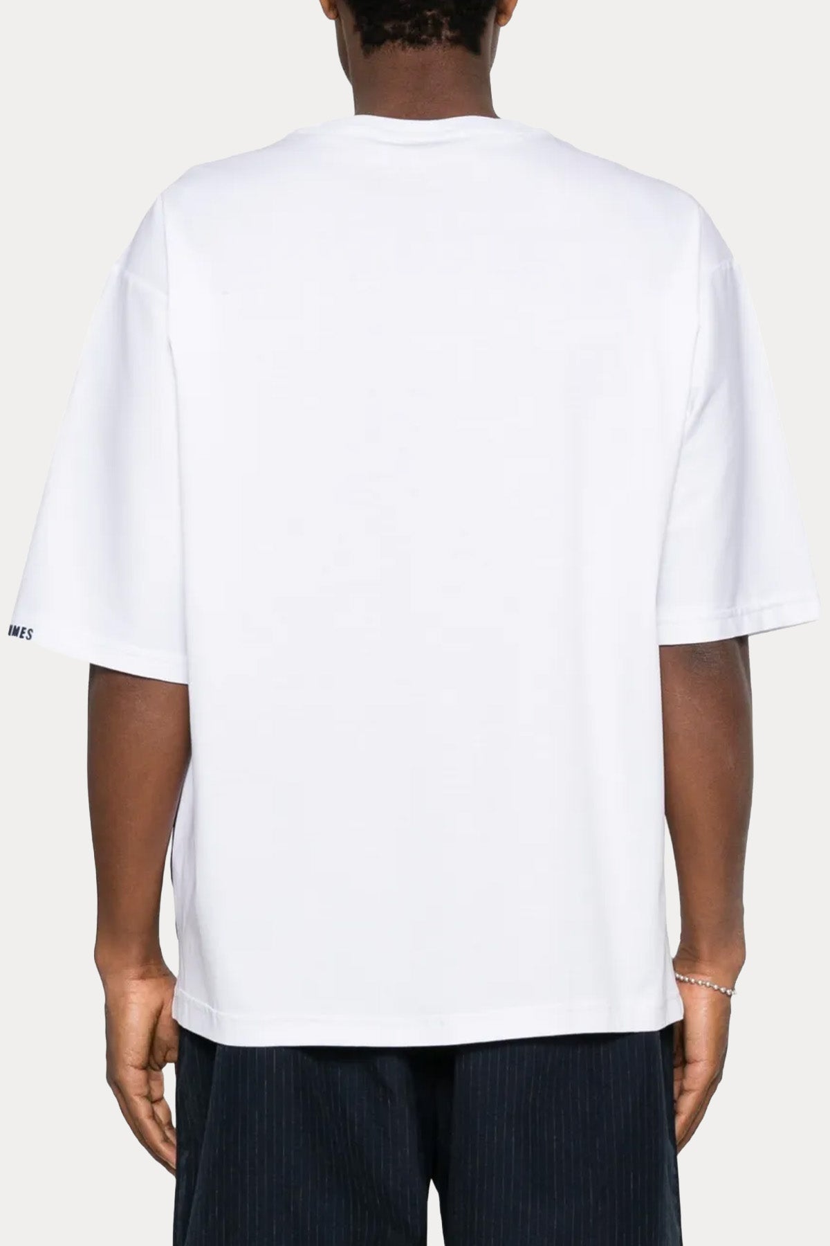 Les Hommes Geniş Kesim Desenli T-shirt-T-shirt-Libas