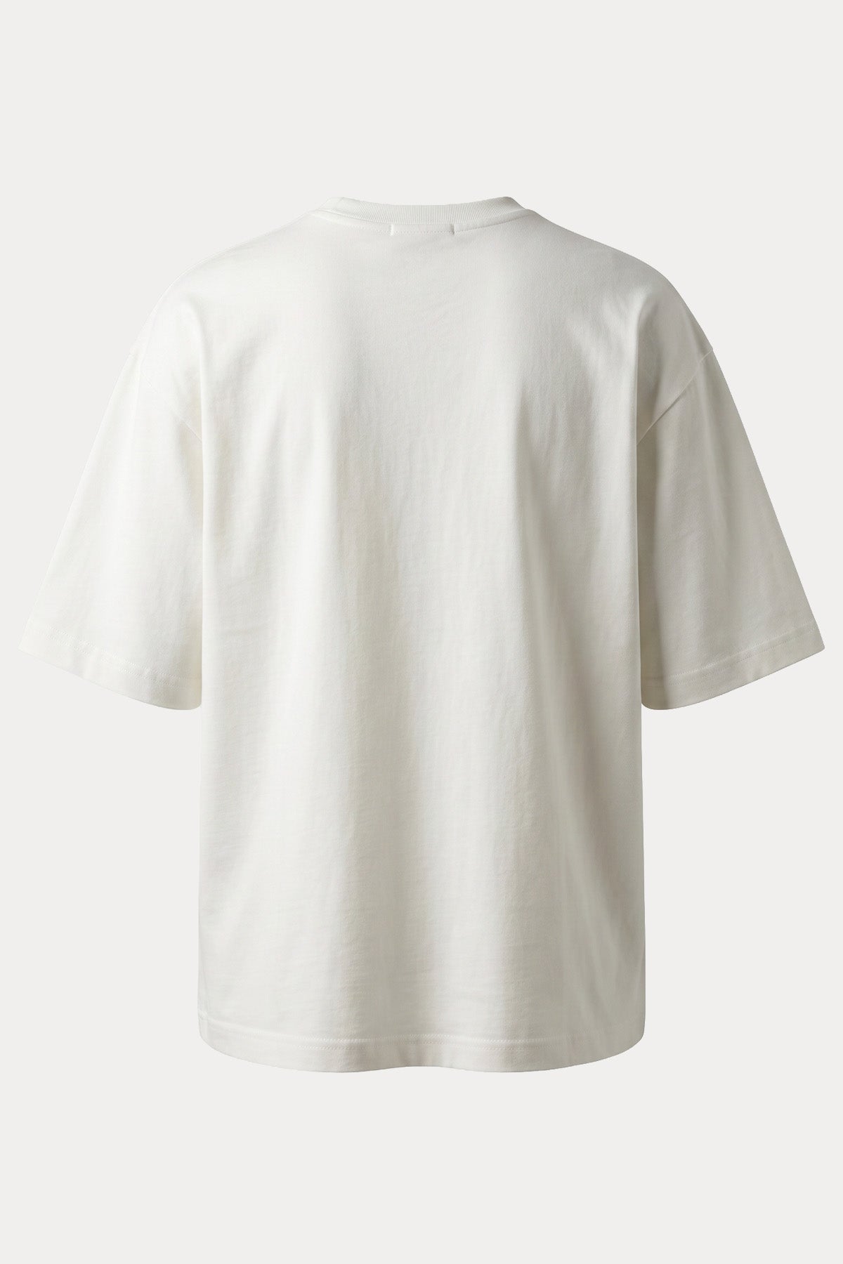 Les Hommes Geniş Kesim Desenli Yuvarlak Yaka T-shirt