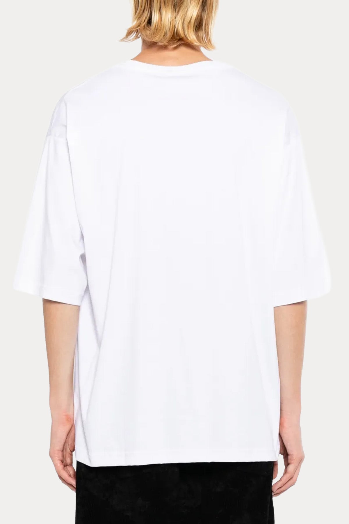Les Hommes Geniş Kesim Desenli T-shirt-T-shirt-Libas