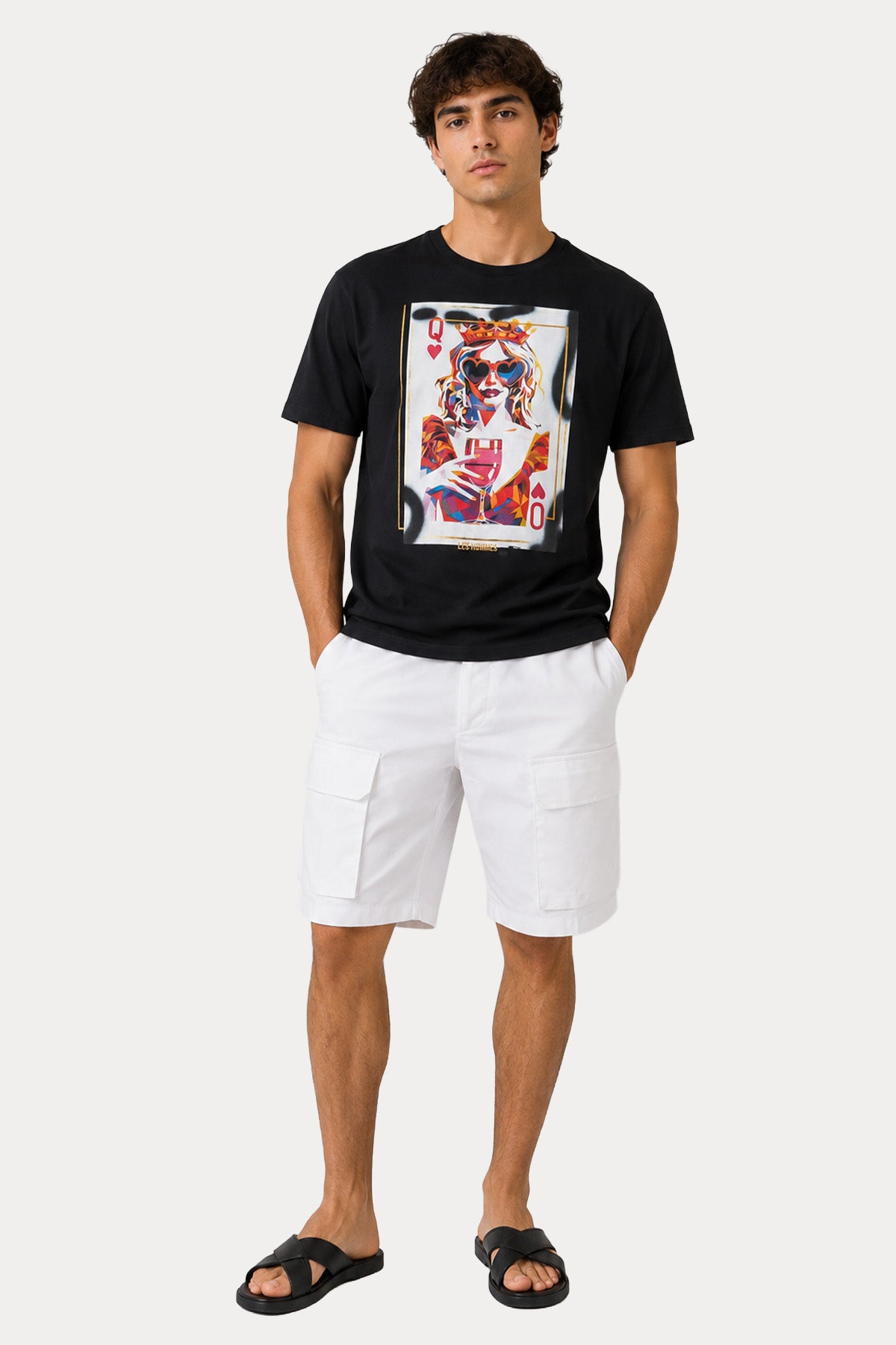 Les Hommes Regular Fit Kargo Cepli Şort