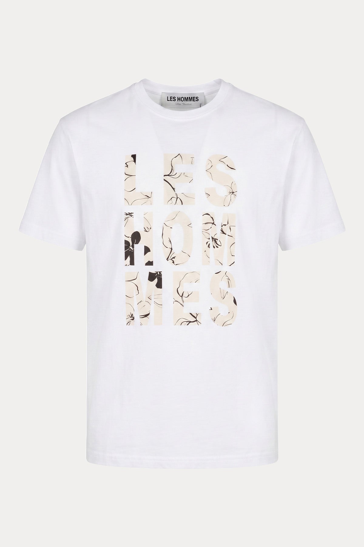 Les Hommes Regular Fit Logo Baskılı T-shirt