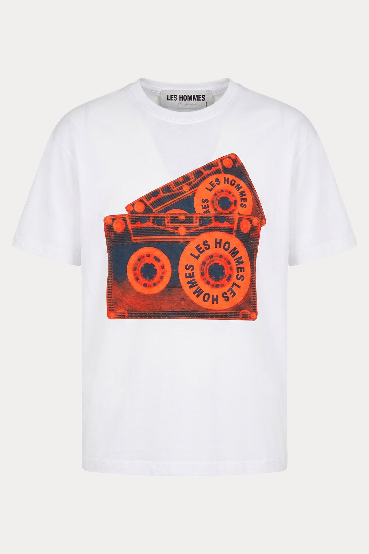 Les Hommes Regular Fit Desenli Yuvarlak Yaka T-shirt