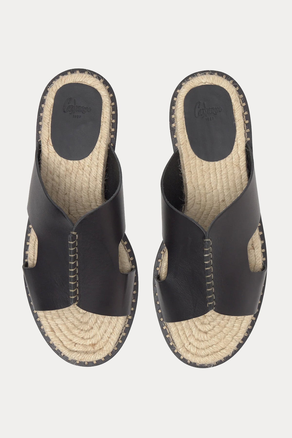 Castaner Piti Deri Hasır Örgü Terlik