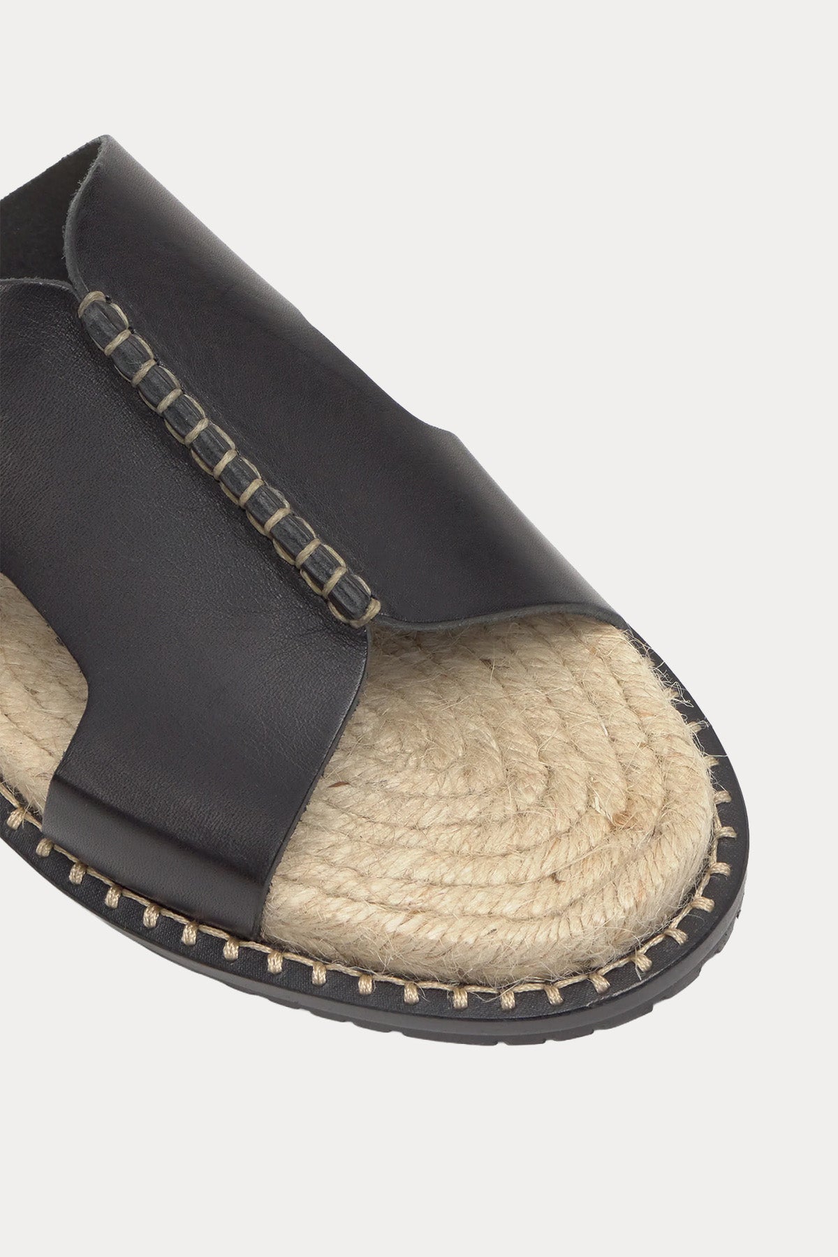 Castaner Piti Deri Hasır Örgü Terlik