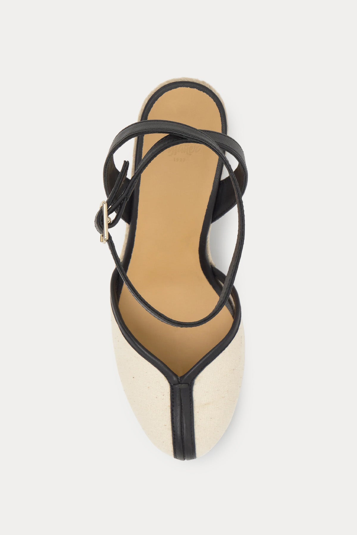 Castaner Cecilia Kanvas Deri Dolgu Topuklu Sandalet