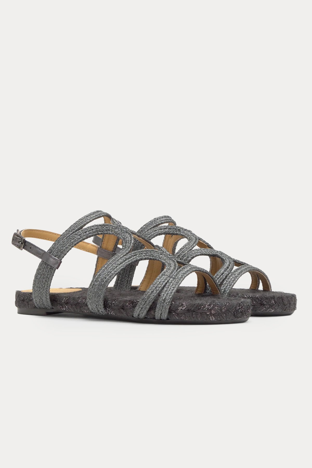 Castaner Pitra Parlak Örgü Sandalet