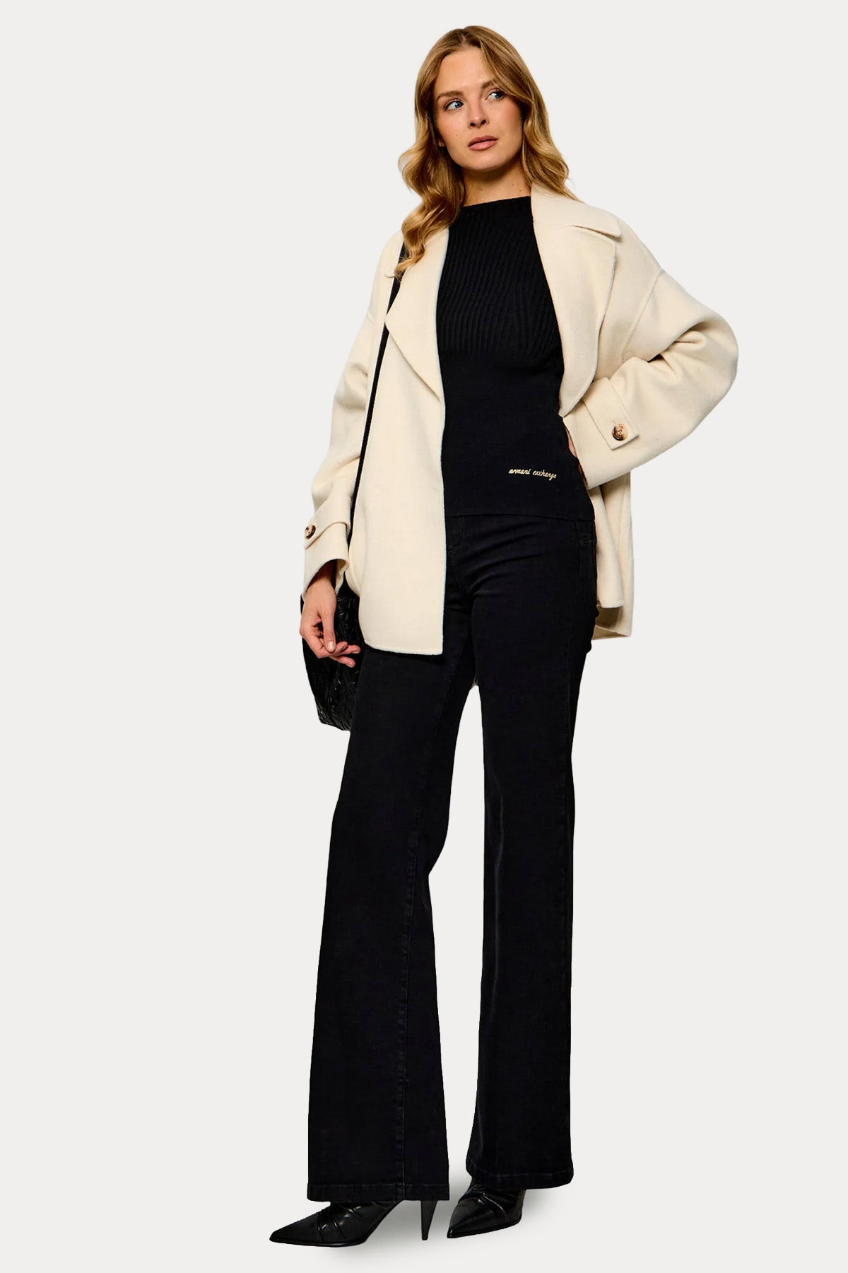 Liu Jo Wide Leg Yüksek Bel Kemerli Streç Jeans