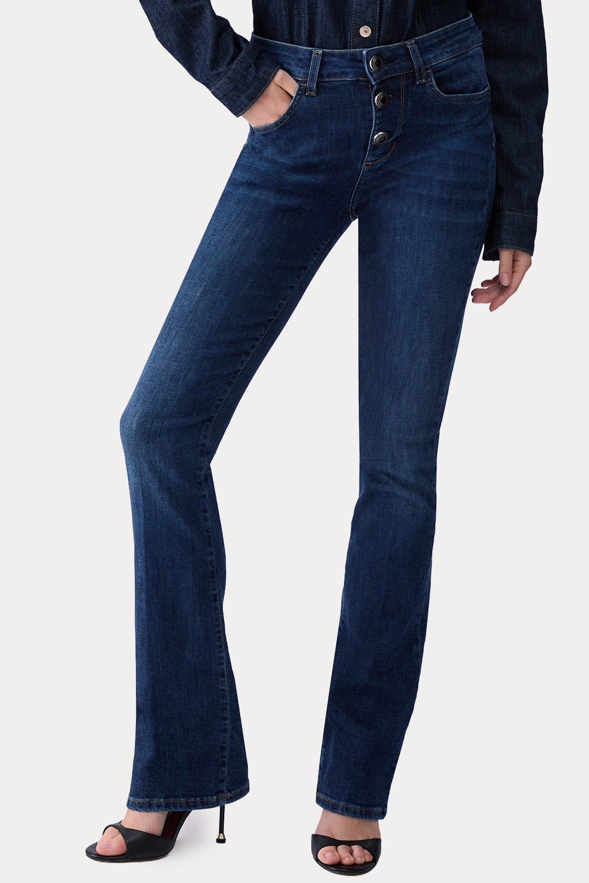 Liu Jo Bootcut Streç Yıkamalı Jeans