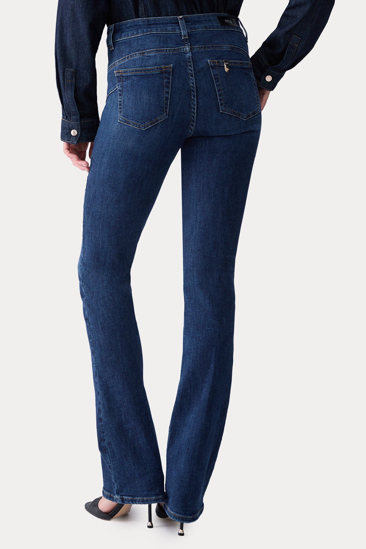 Liu Jo Bootcut Streç Yıkamalı Jeans