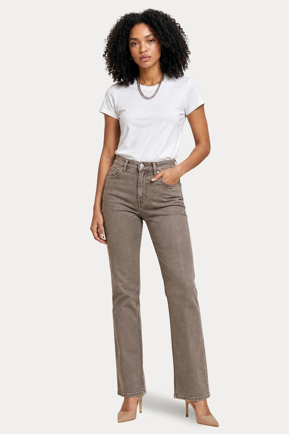 Liu Jo Bootcut Logolu Fularlı Jeans