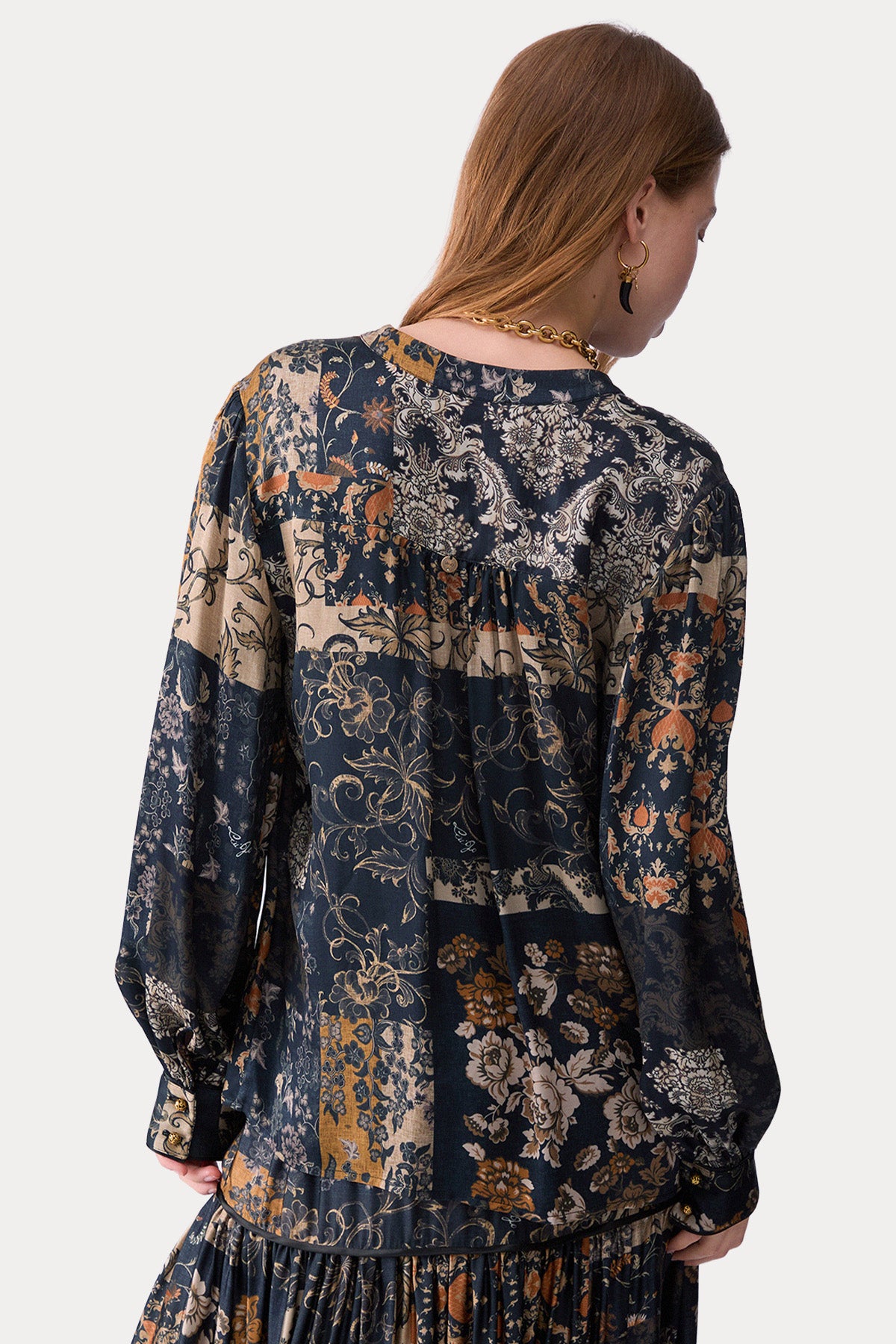 Liu Jo Relaxed Fit Çiçeksi Desenli Bluz