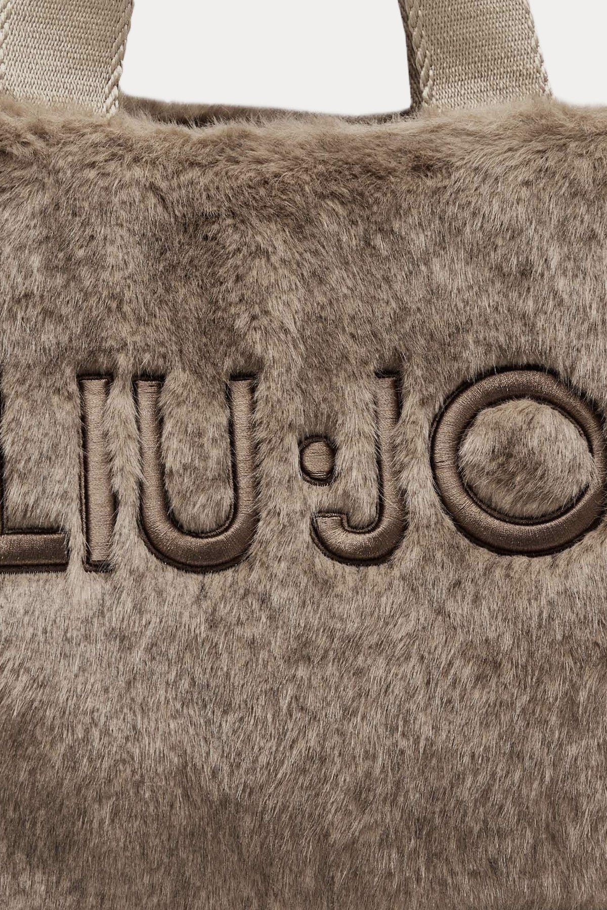 Liu Jo Logolu Peluş Omuz Çantası