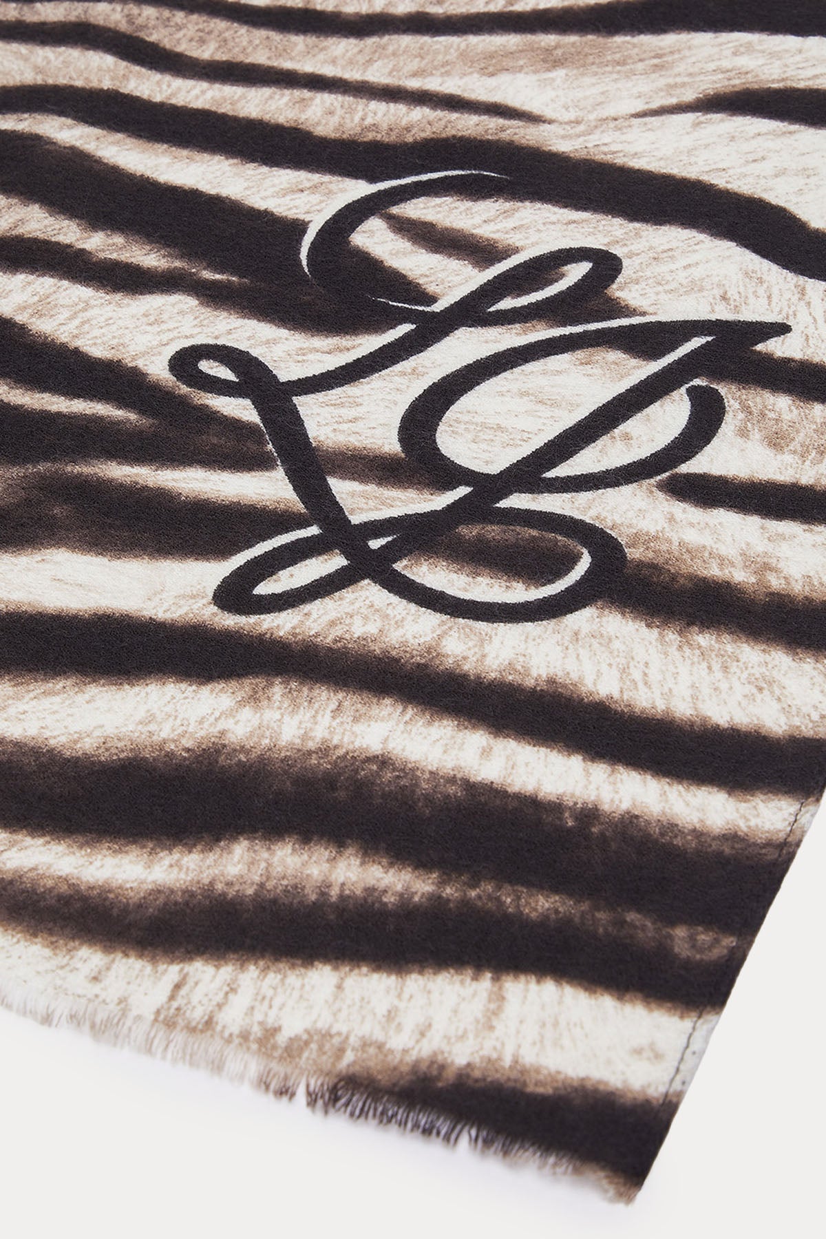 Liu Jo Zebra Desenli Logolu Şal