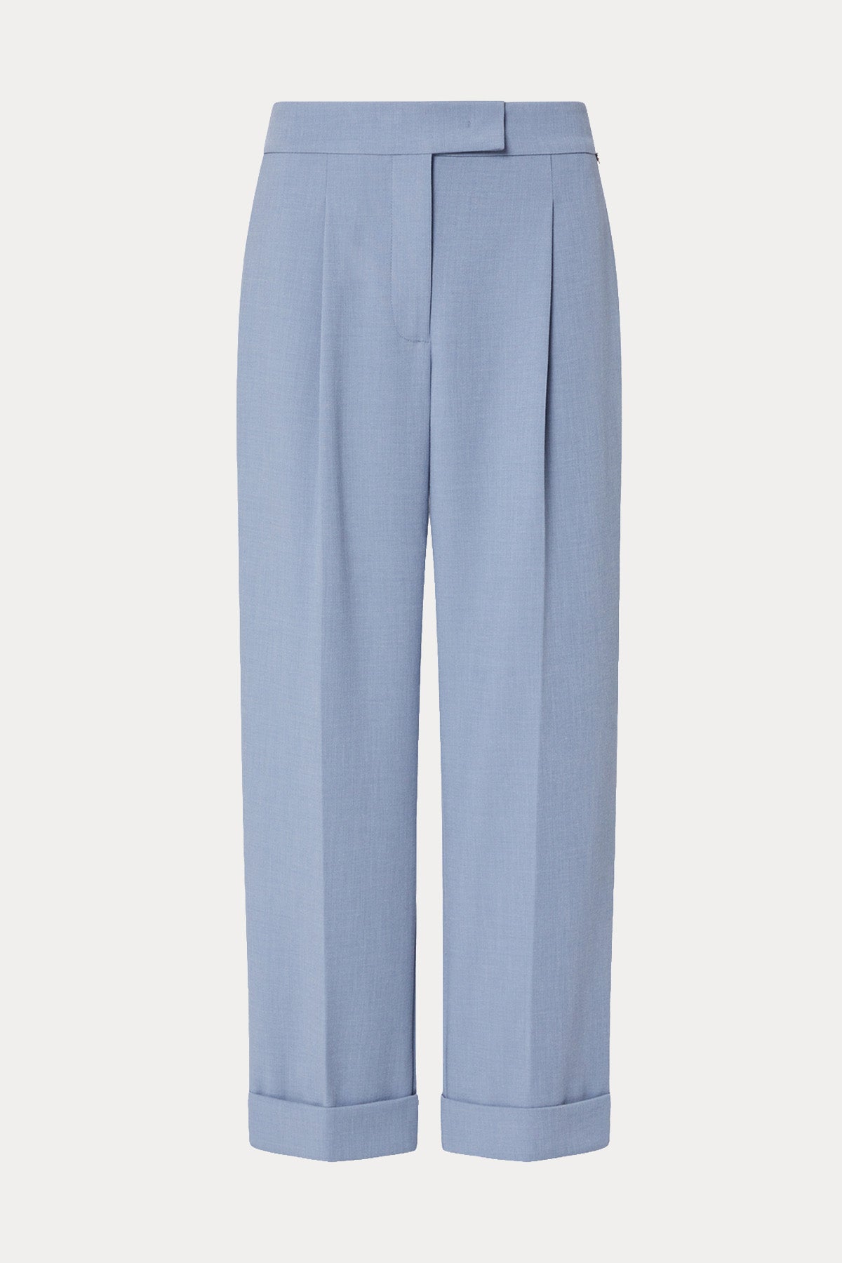 Liu Jo Relaxed Fit Tek Pile Duble Paça Melanj Pantolon