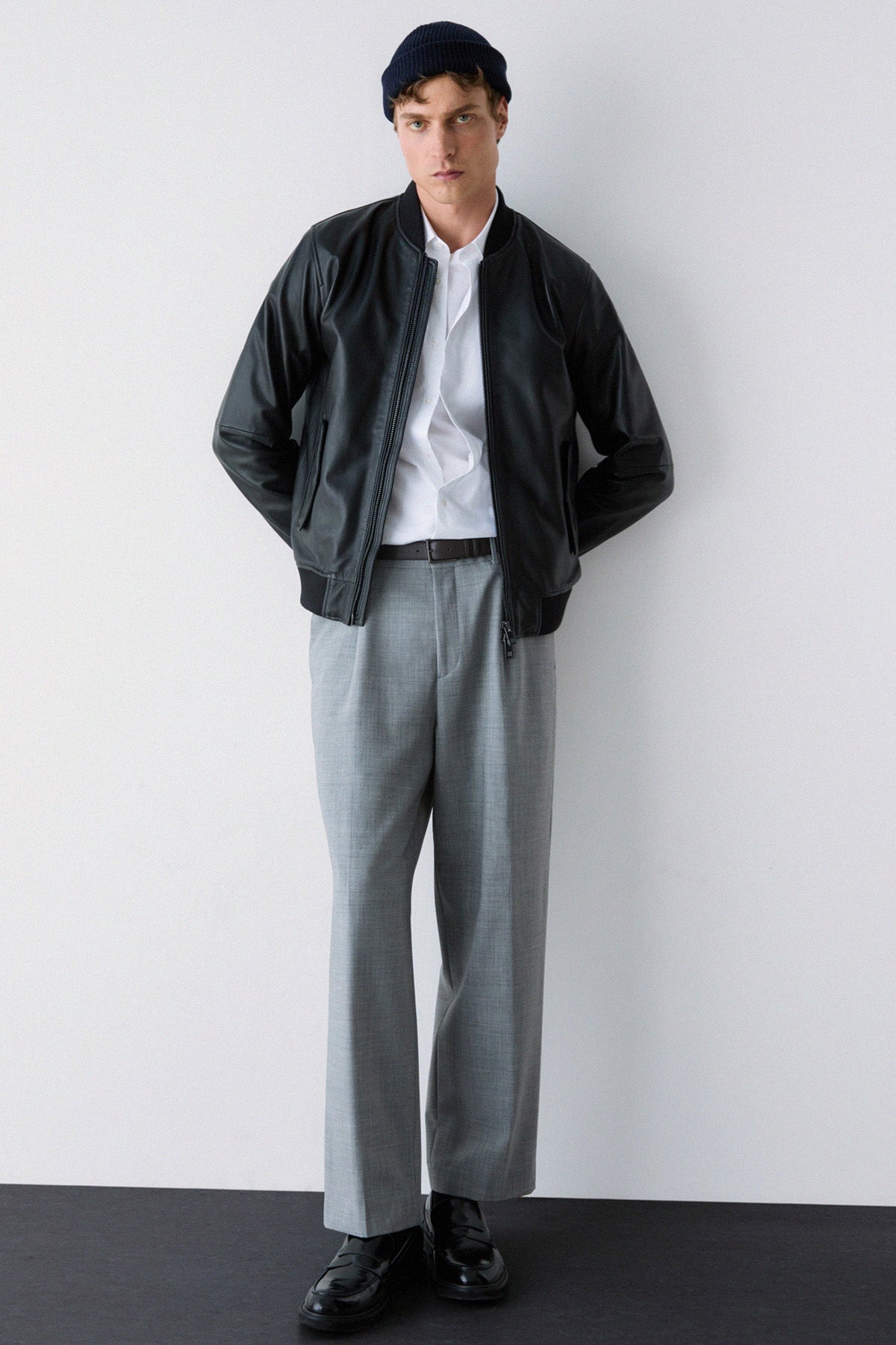 Liu Jo Regular Fit Bomber Deri Ceket