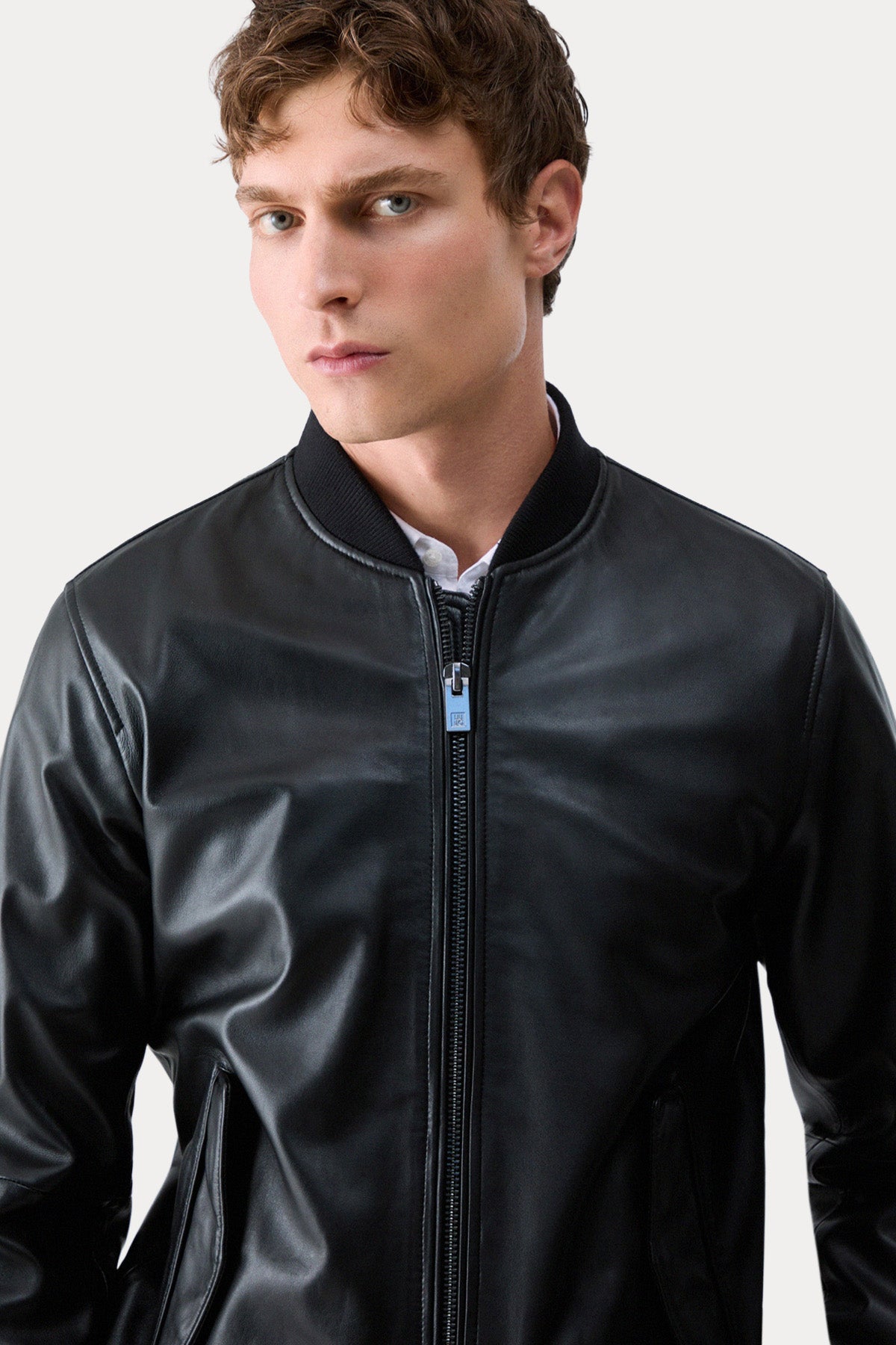 Liu Jo Regular Fit Bomber Deri Ceket