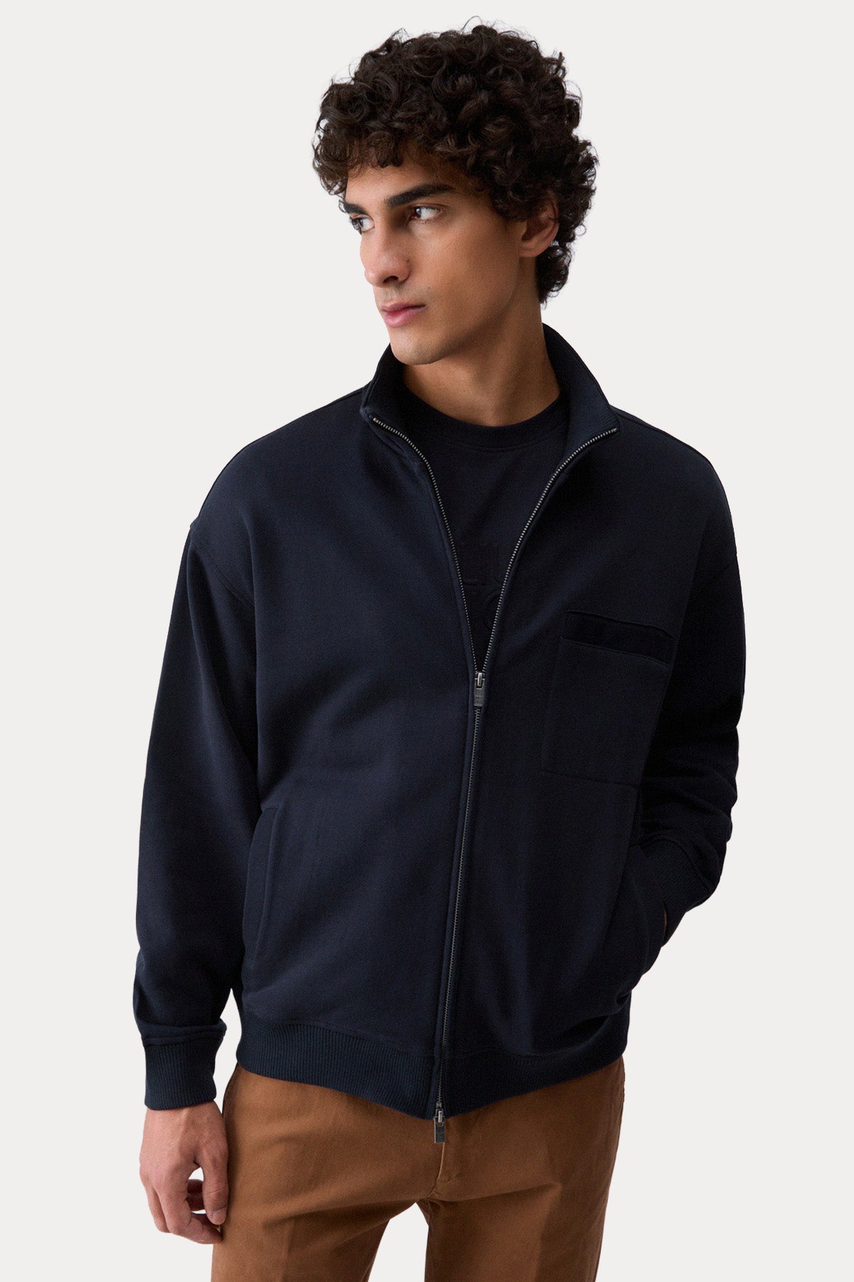 Liu Jo Relaxed Fit Dik Yaka Sweatshirt Ceket
